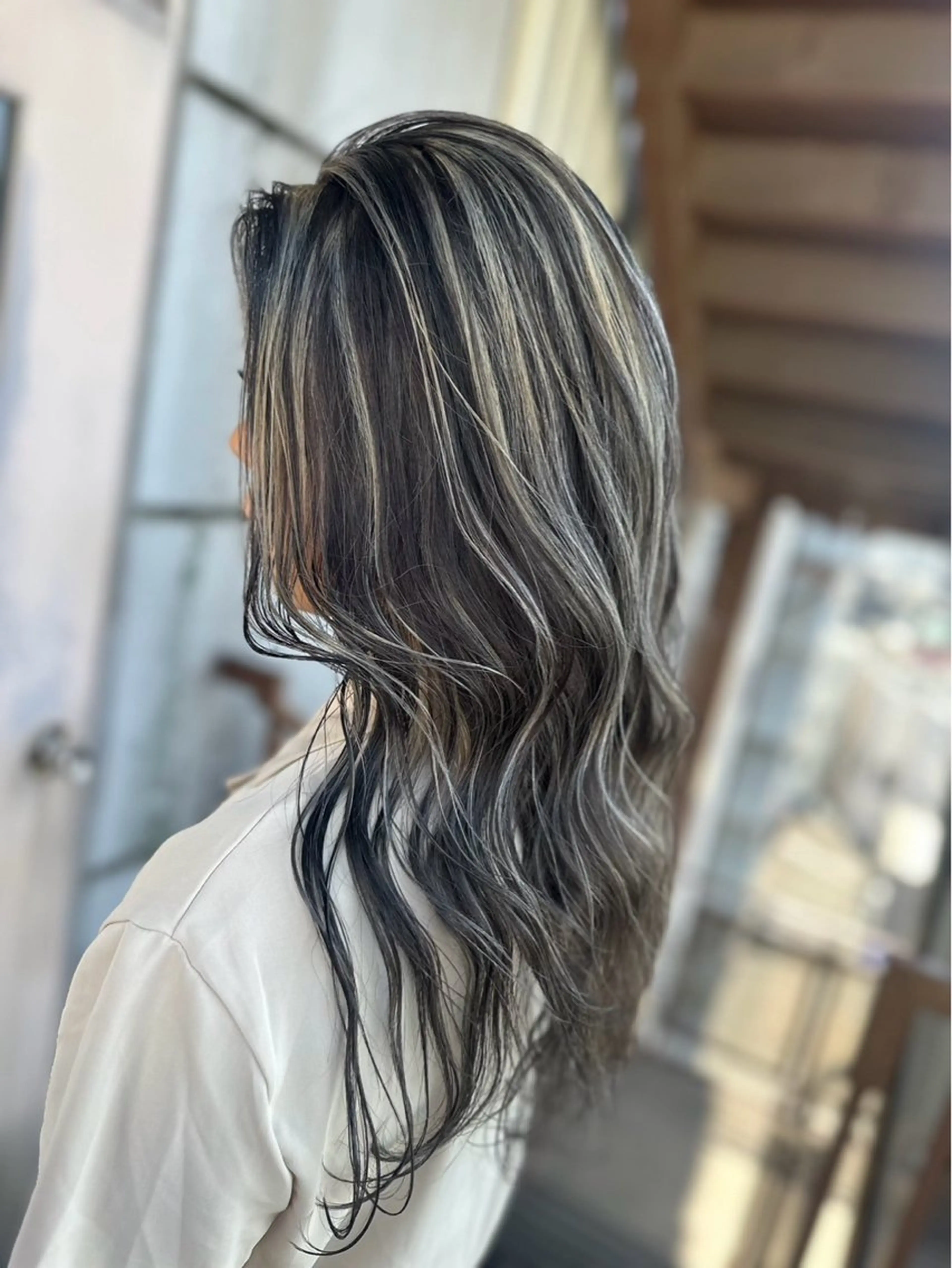 ロング カラー N/デザインカラー 🌿ナギのヘアスタイル