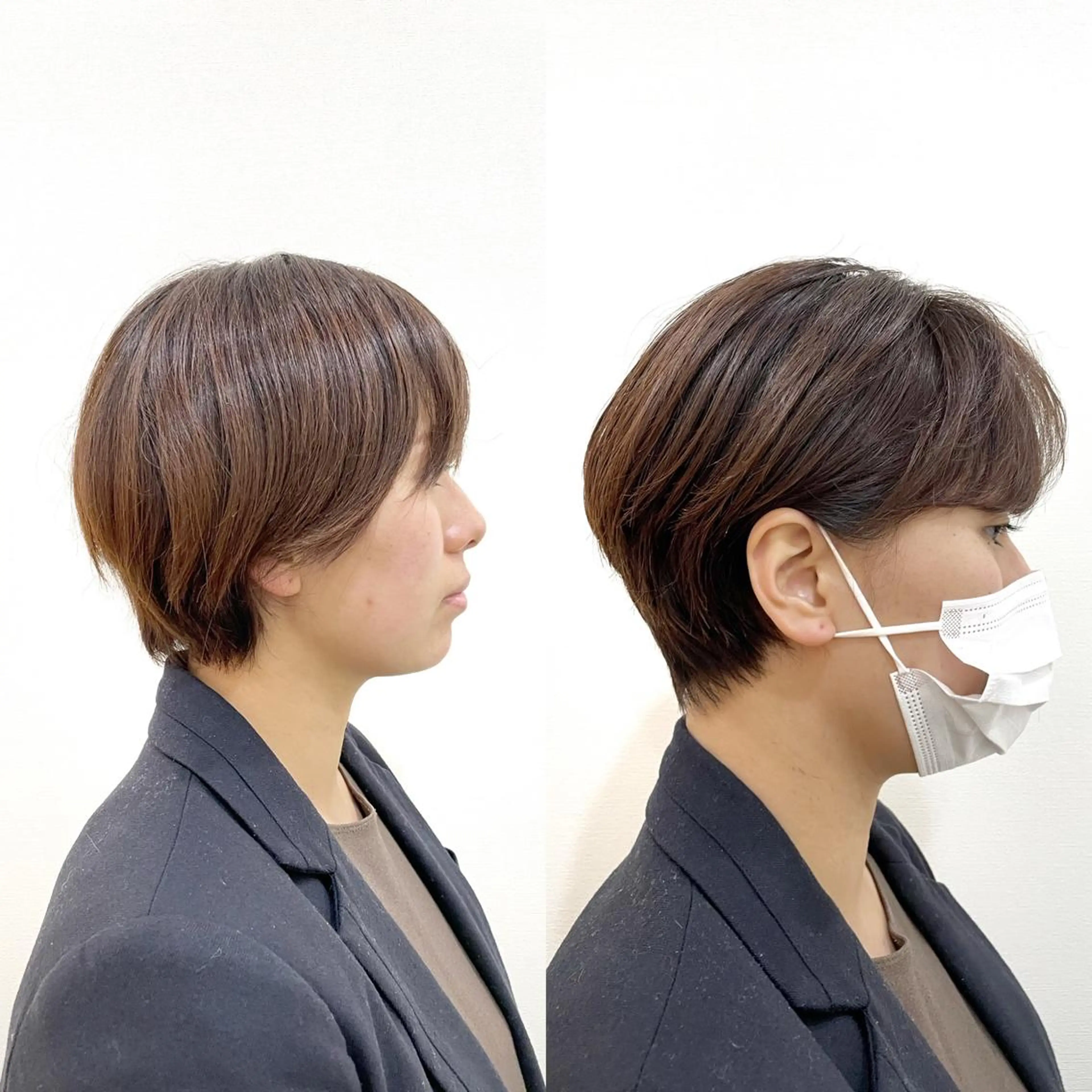 ショート カラー newline銀座所属・銀座ショート/ 大人ショート/金子涼のヘアスタイル