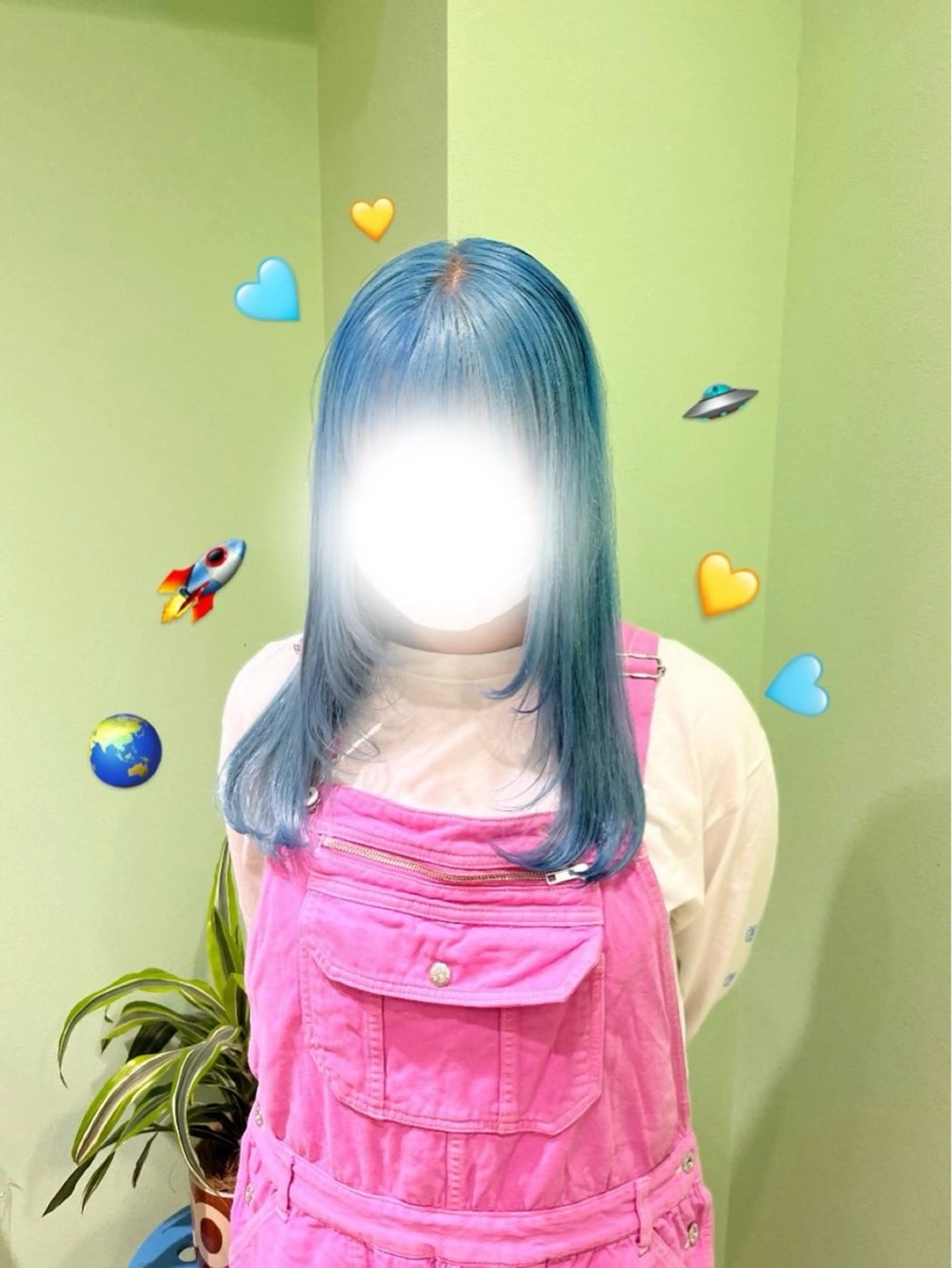 セミロング カラー ヘアカラー 横浜/デザインカラー 個性派ヘアメ/まこのヘアスタイル