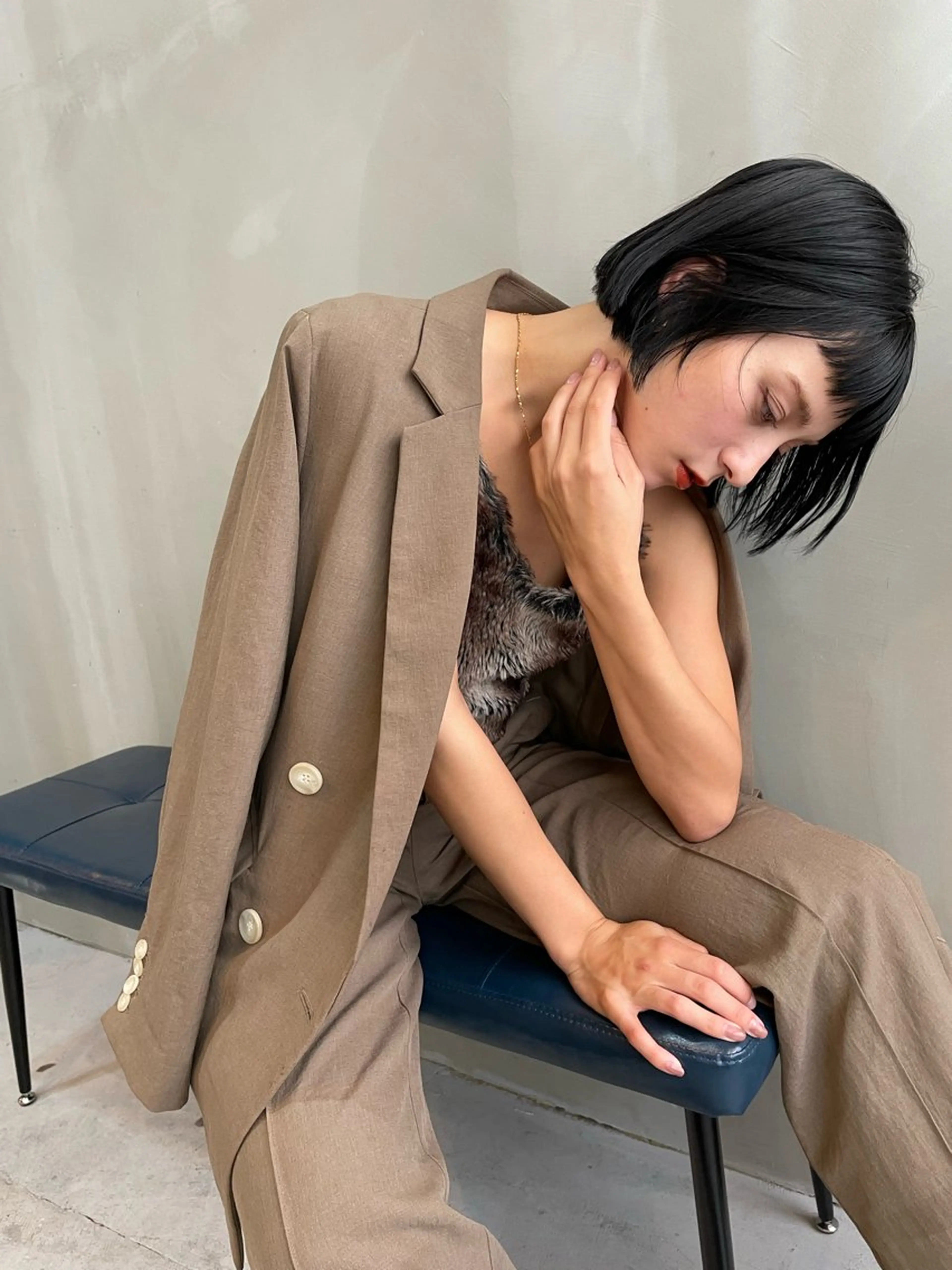 ショート カラー カット ヘアカラー トリートメント ショート/ボブ専門 宮脇美奈/南船場のヘアスタイル