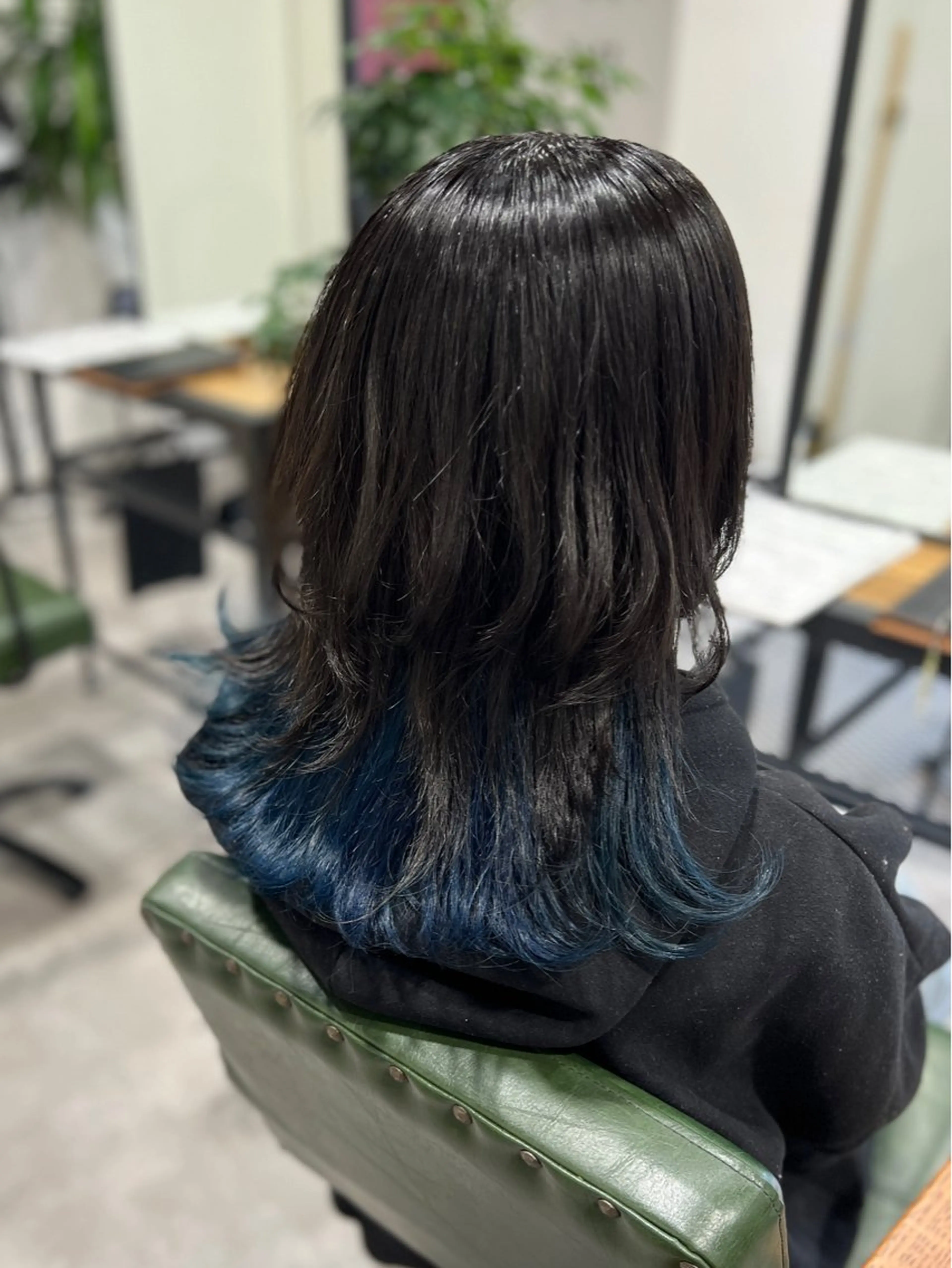 ロング カット ヘアカラー トリートメント 韓国風レイヤー ∕ 大隣 里桜のヘアスタイル