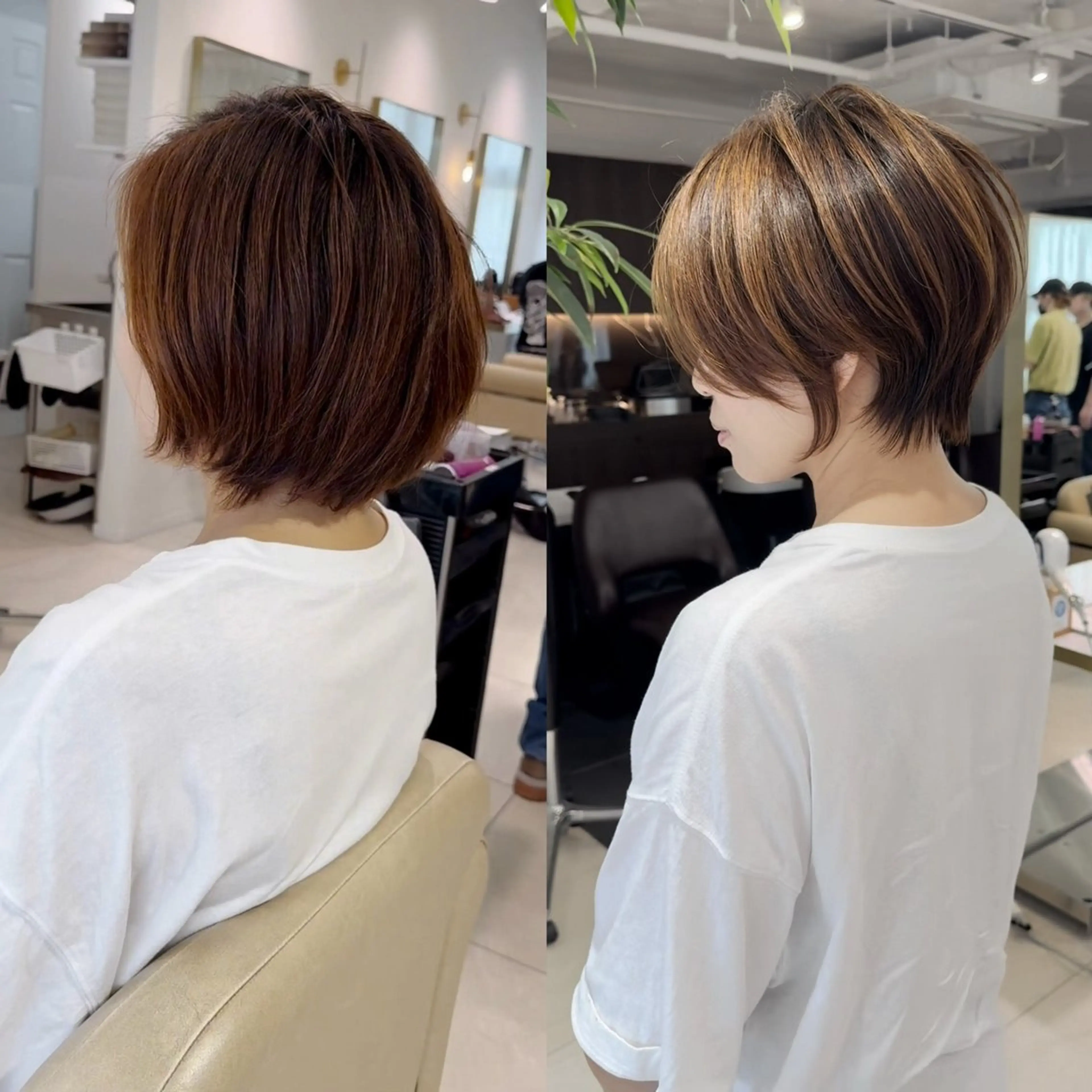 ショート ショートボブ ボブ くびれヘア ショートヘア お悩み解決ひし形 ショート✂️　イガワのヘアスタイル