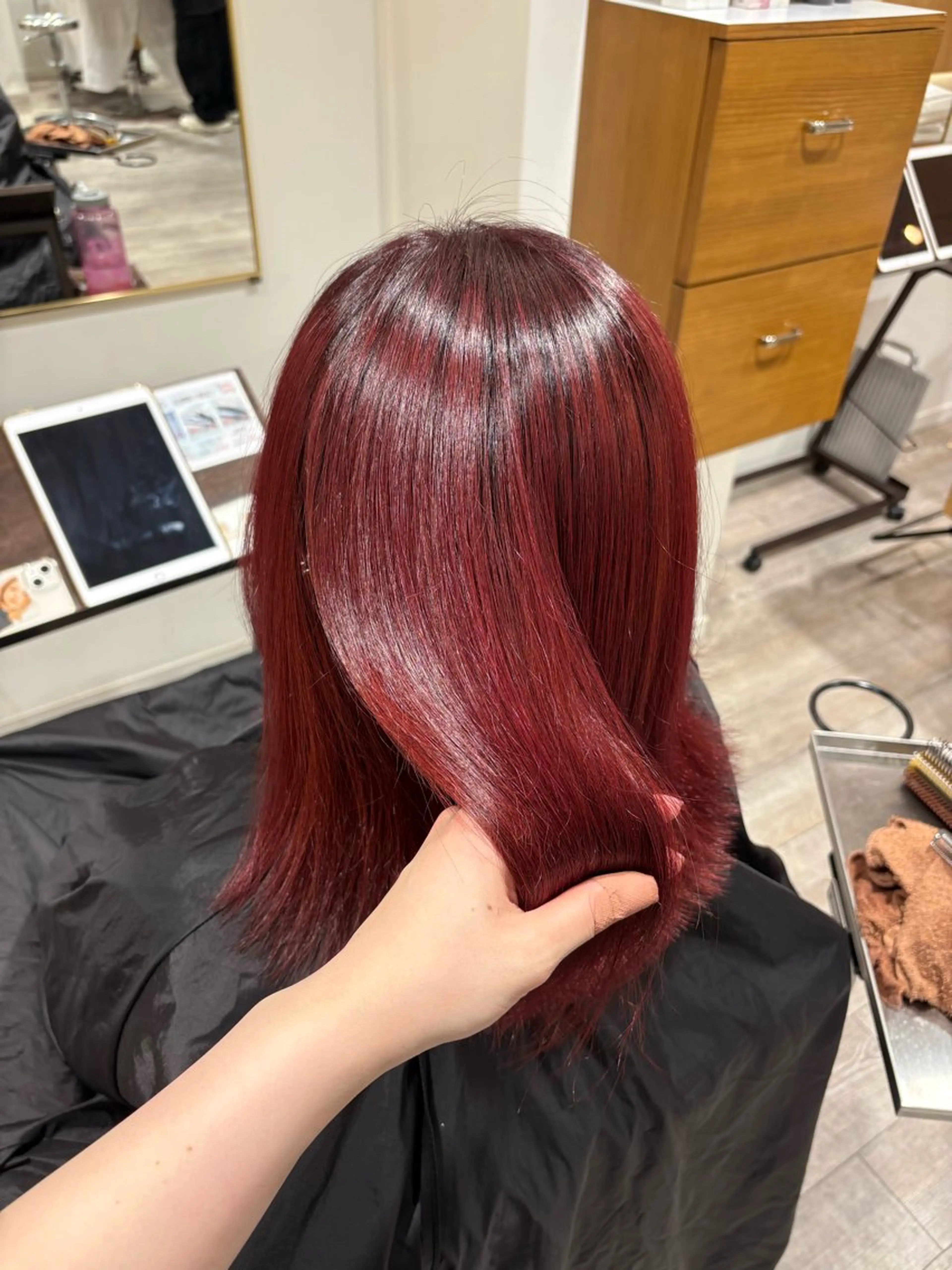 カラー ブリーチ カットモデル募集 𝙨𝙖𝙠𝙞💚のヘアスタイル