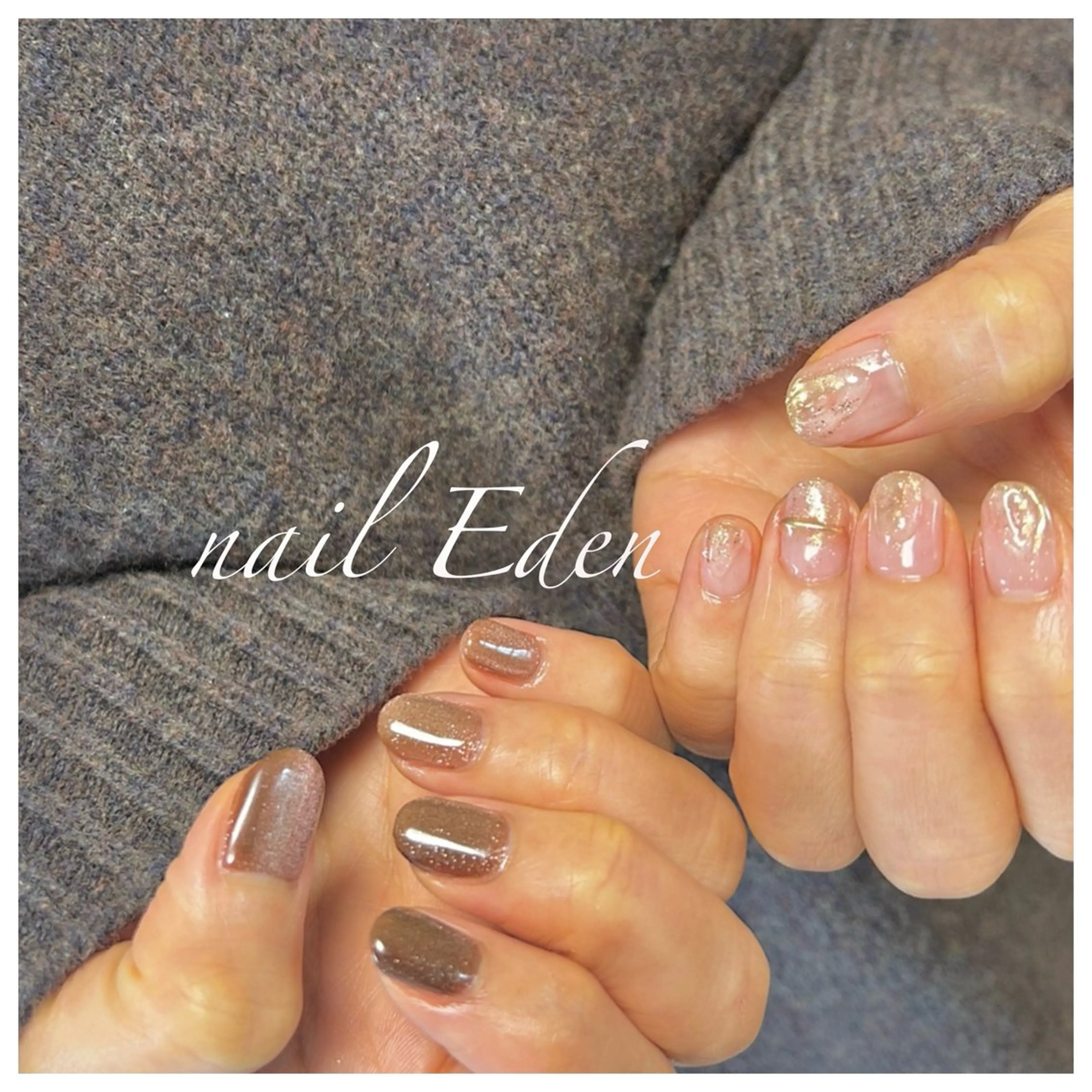 ネイル 持ち込み ハンドネイル ハンドケア Eden　private nail saron所属・Eden ♾️のネイルデザイン