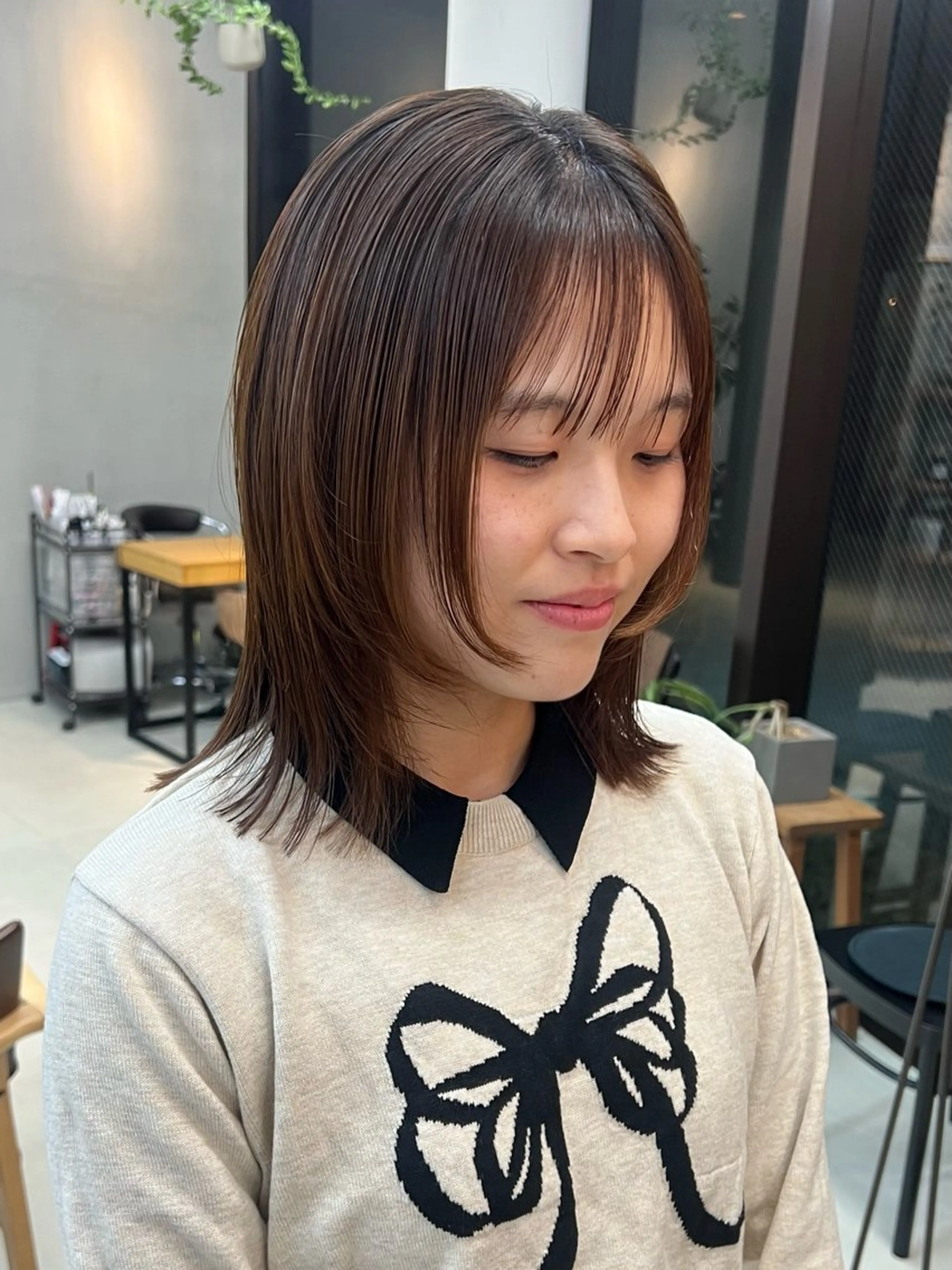 ミディアム レイヤーカット mee.所属・透明感カラー /あづき⭐️のヘアスタイル