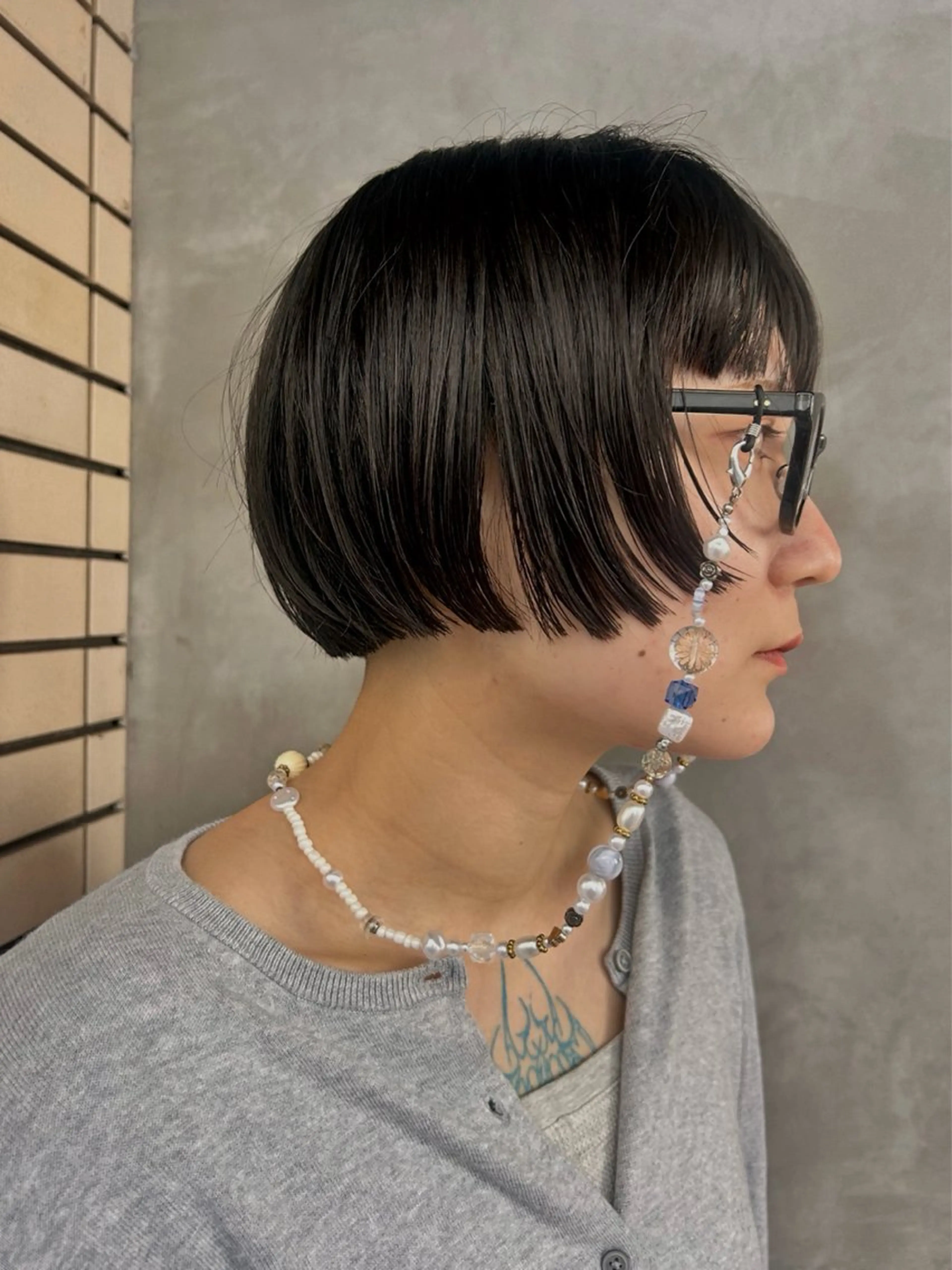 ショート デザインカット/ パーマ/nanaのヘアスタイル