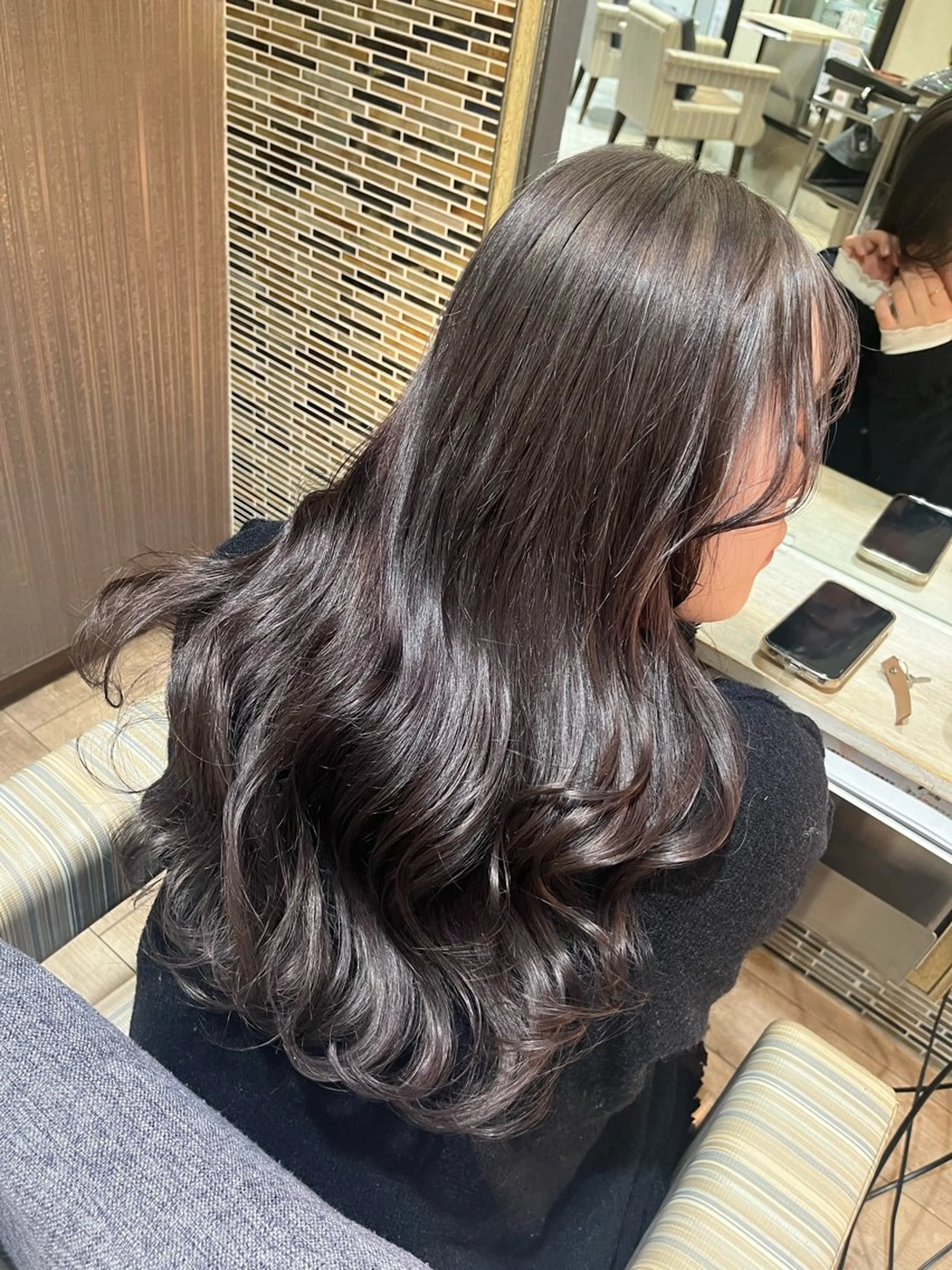 ロング ヘアカラー 友松 世奈のマツエク・マツパデザイン