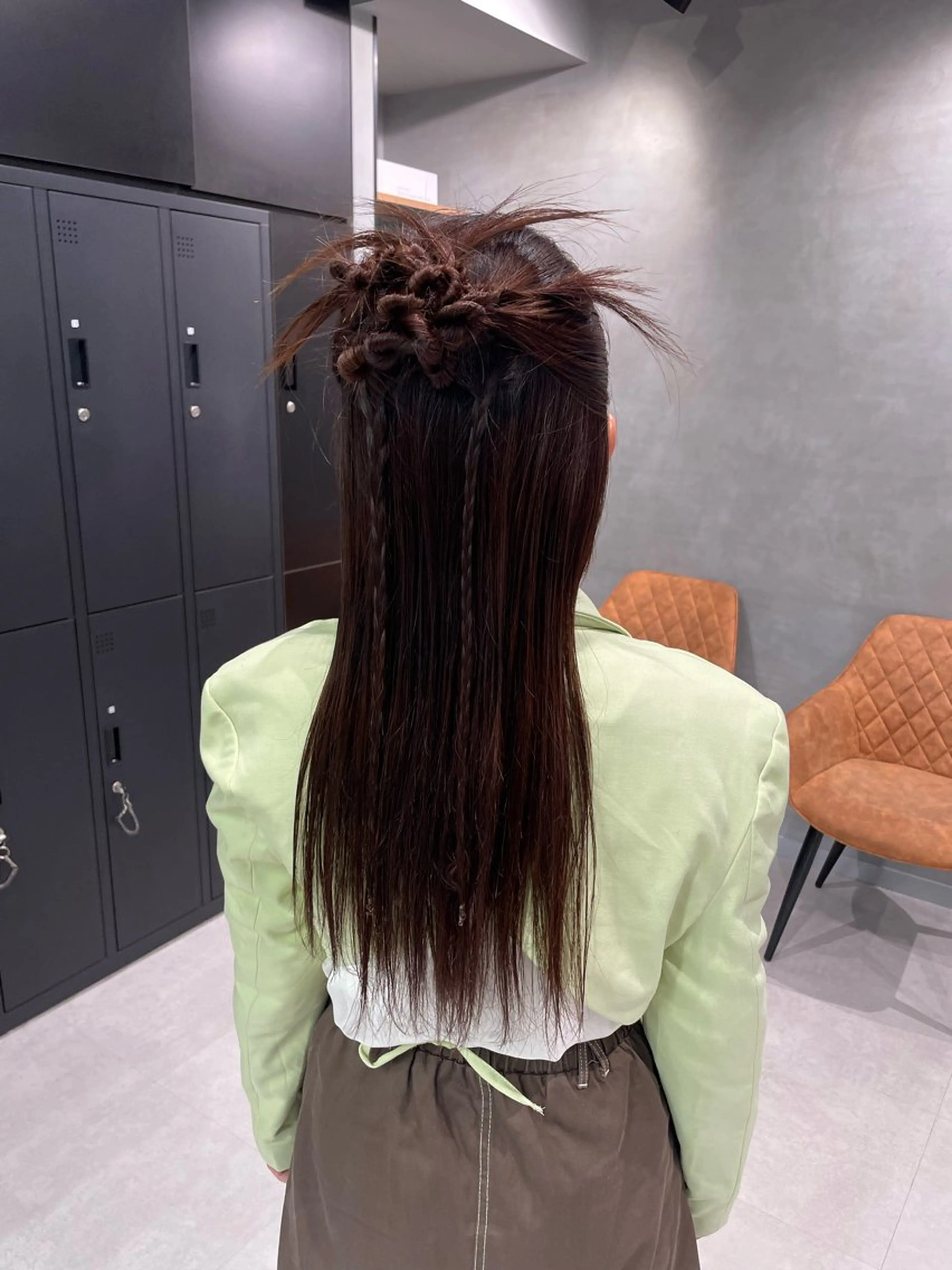 ロング ヘアアレンジ 暖色レイヤー 🥀REIRIのヘアスタイル