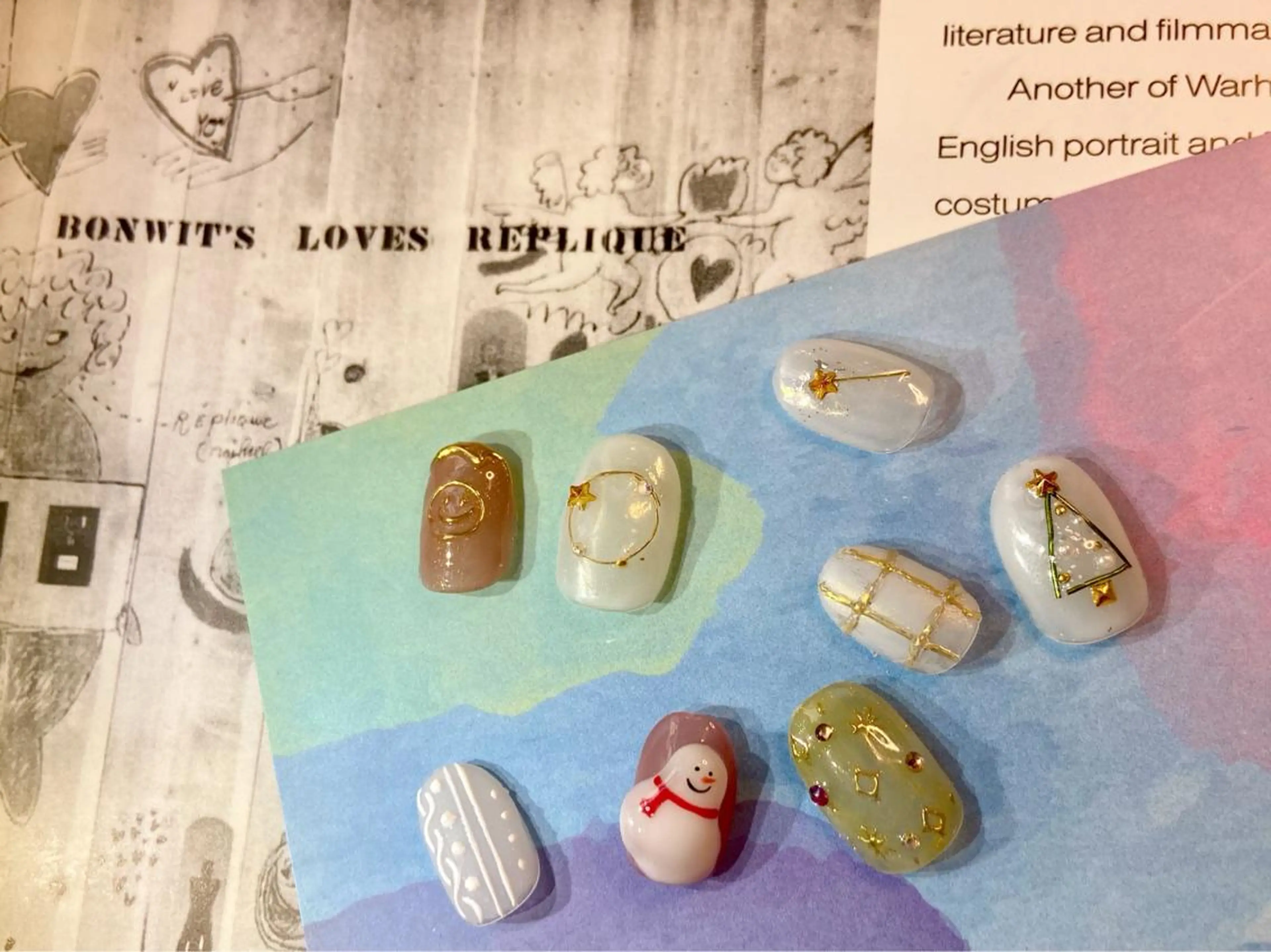 ネイル 冬ネイル クリスマス atelierLoopbyshiho所属・atelier Loop♪MIKAのネイルデザイン