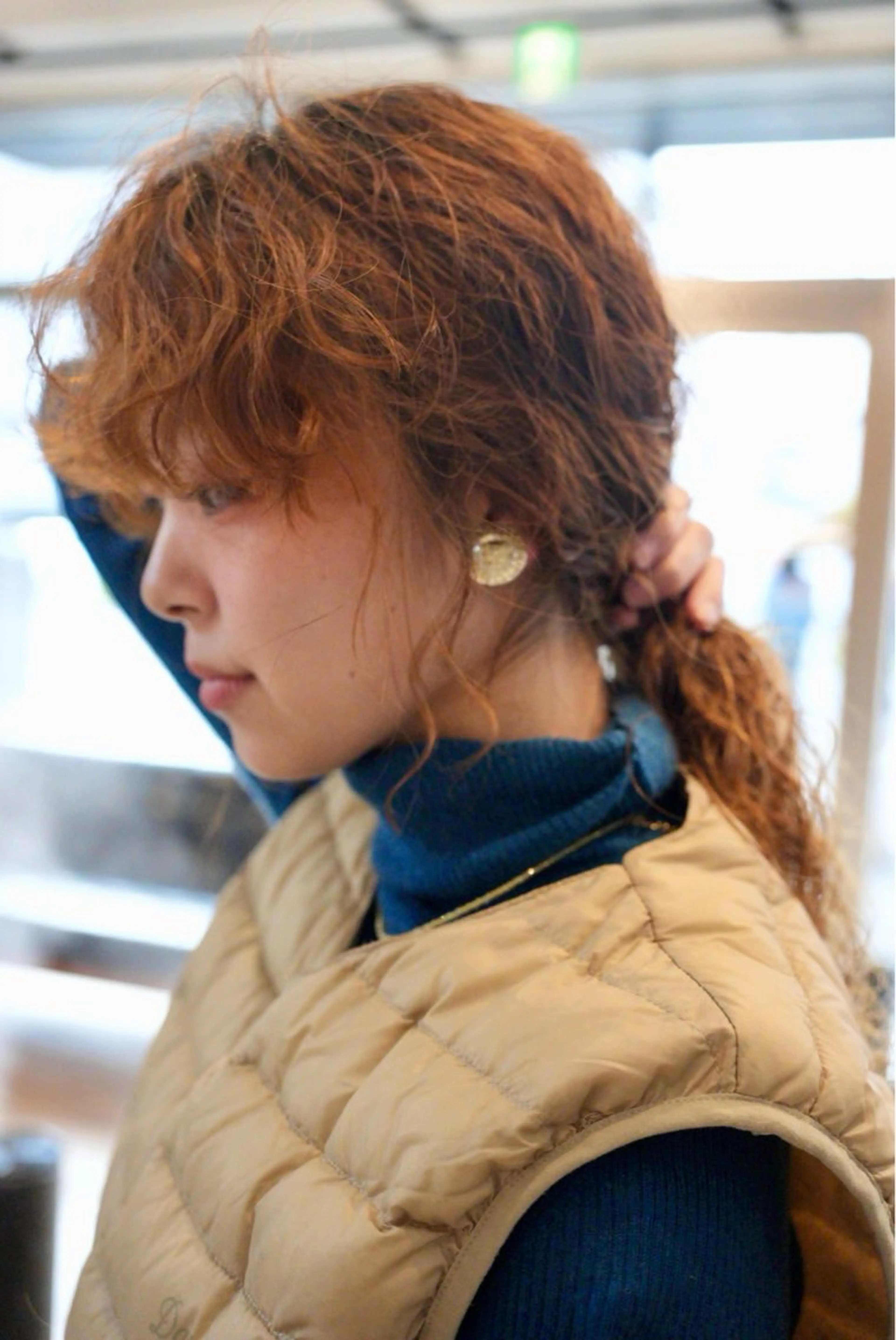 ロング パーマ Basis 田口豪司のヘアスタイル