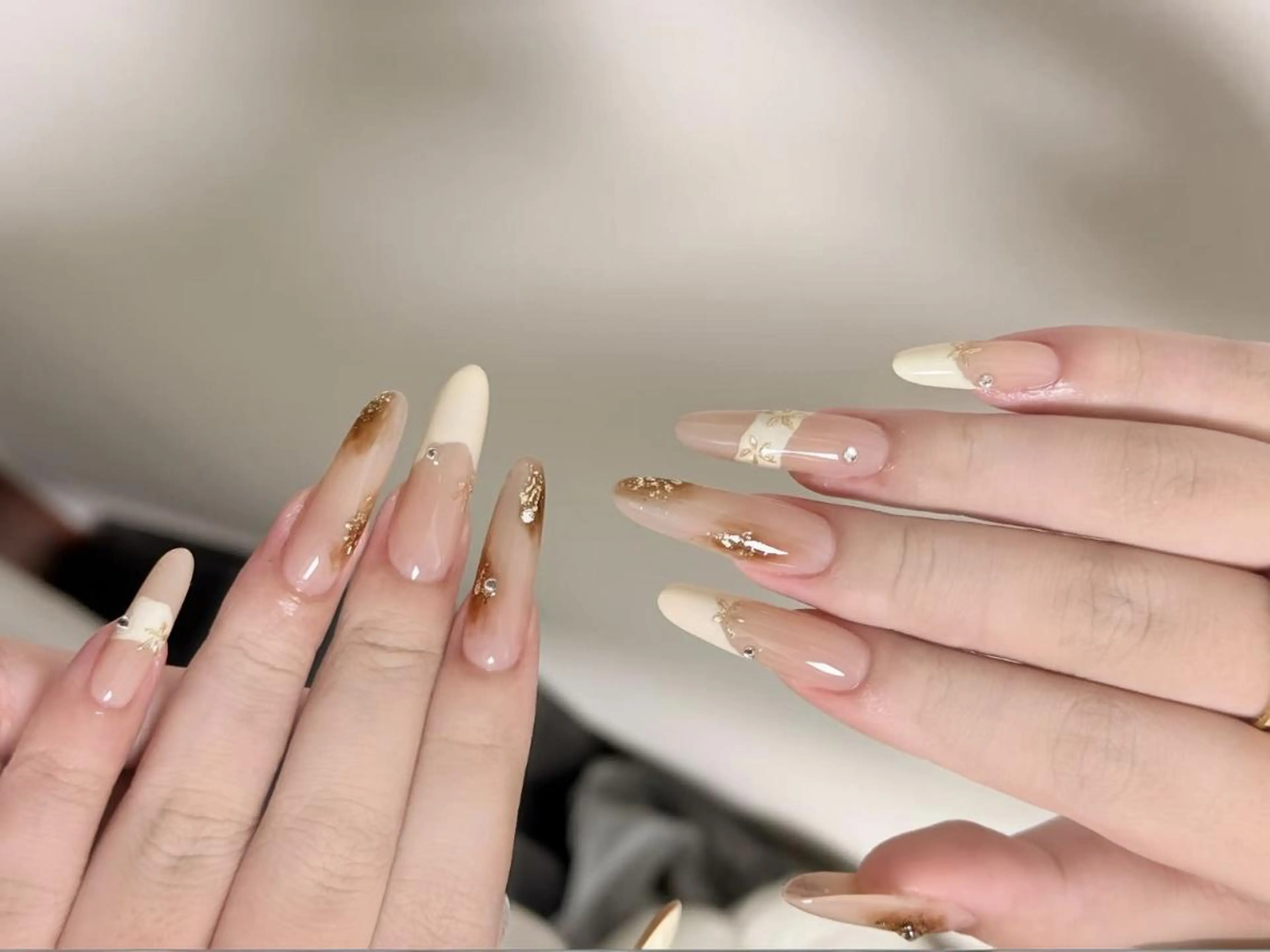 ネイル ☁️Minmin Tsuki💙🩵のネイルデザイン