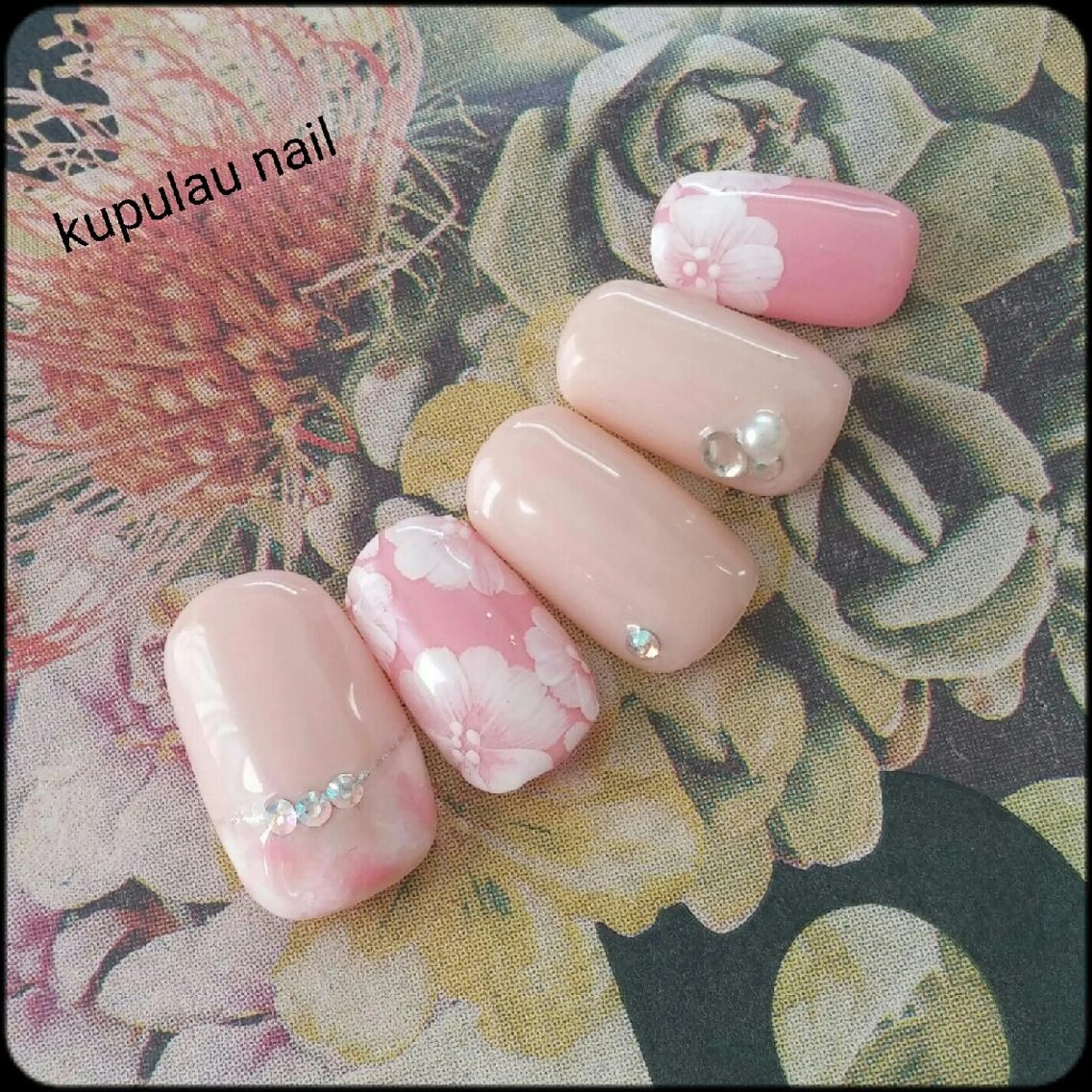 ネイル フラワーネイル 春ネイル * haruのネイルデザイン