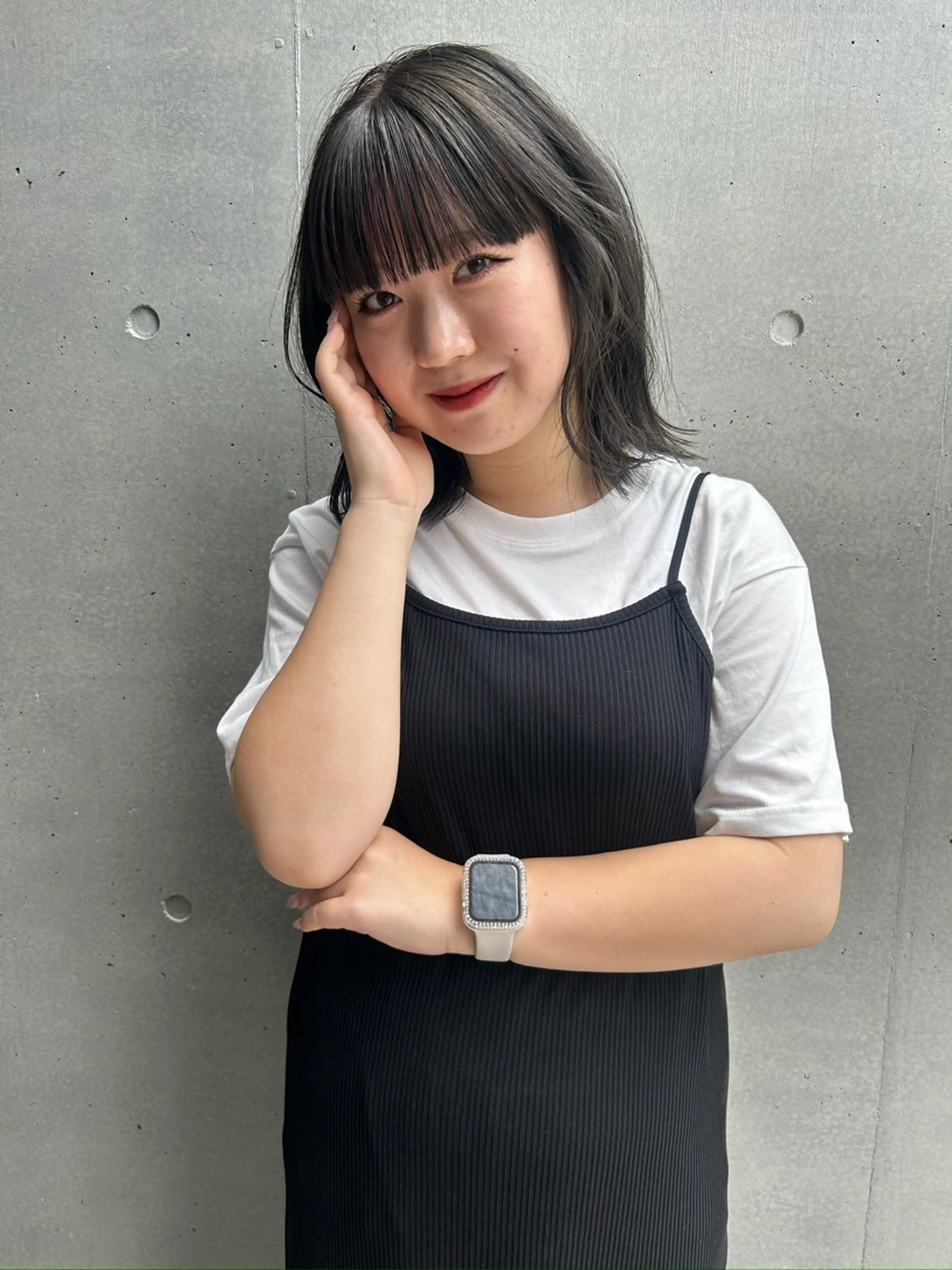 ミディアム 👒透明感カラー yui👒のヘアスタイル