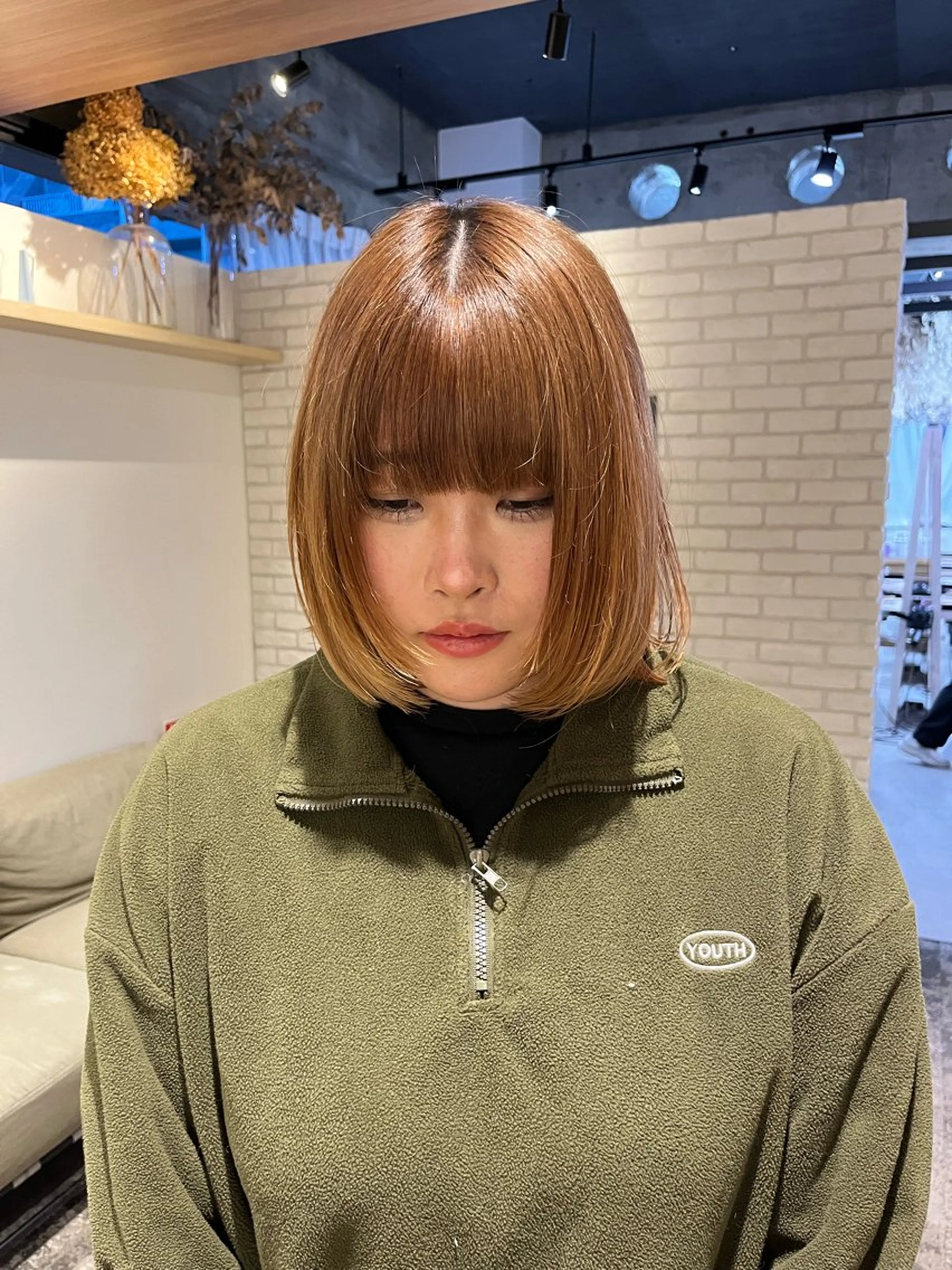 ショート 髪質改善 HALO hair salon【ヘイロー】所属・暖色カラー🟥ショウ ✖️ウルフ&レイヤーのヘアスタイル