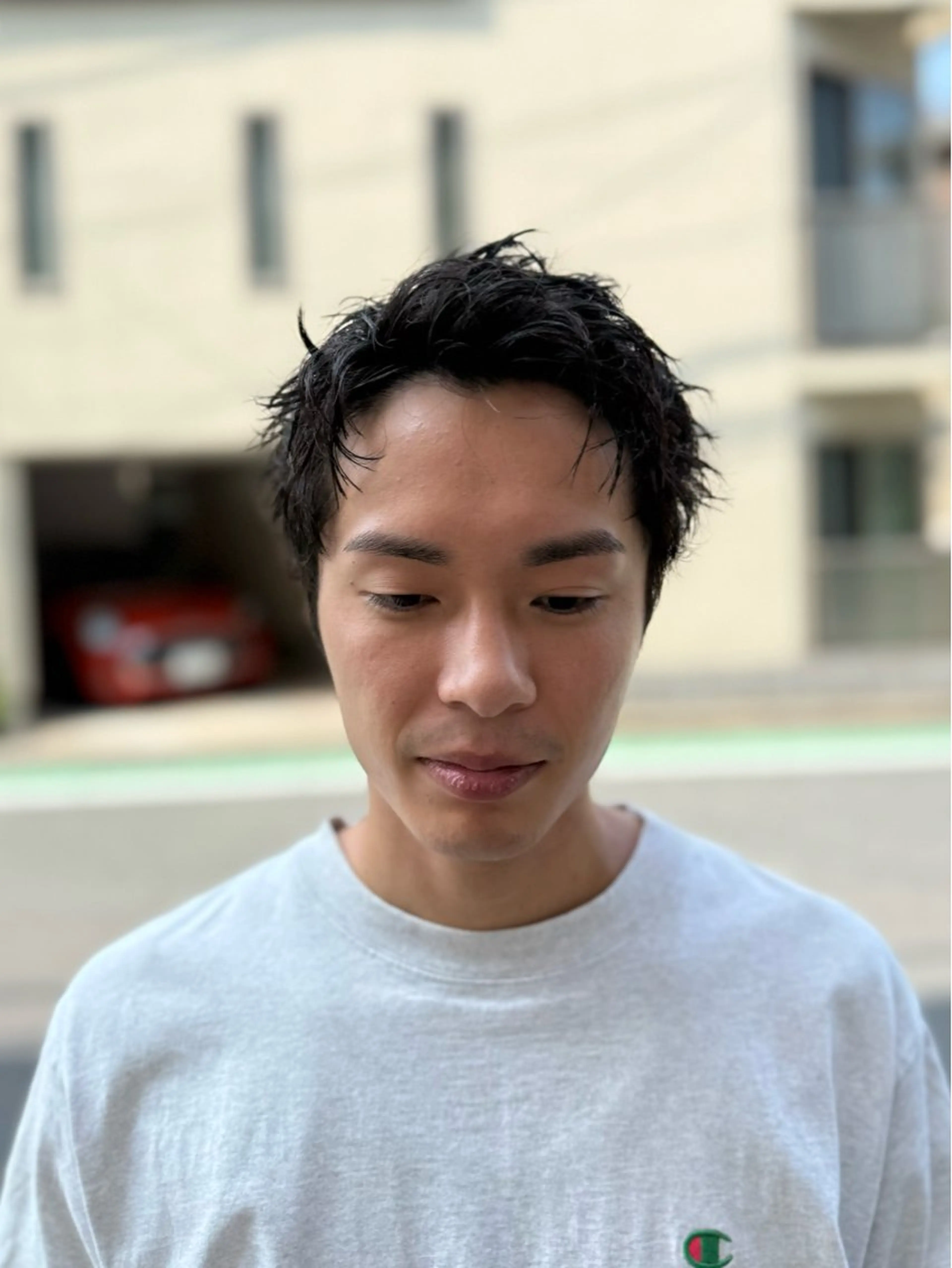 ショート パーマ メンズ barber shop KING所属・💈メンズ 床屋💈 似合わせ💈春日井のヘアスタイル