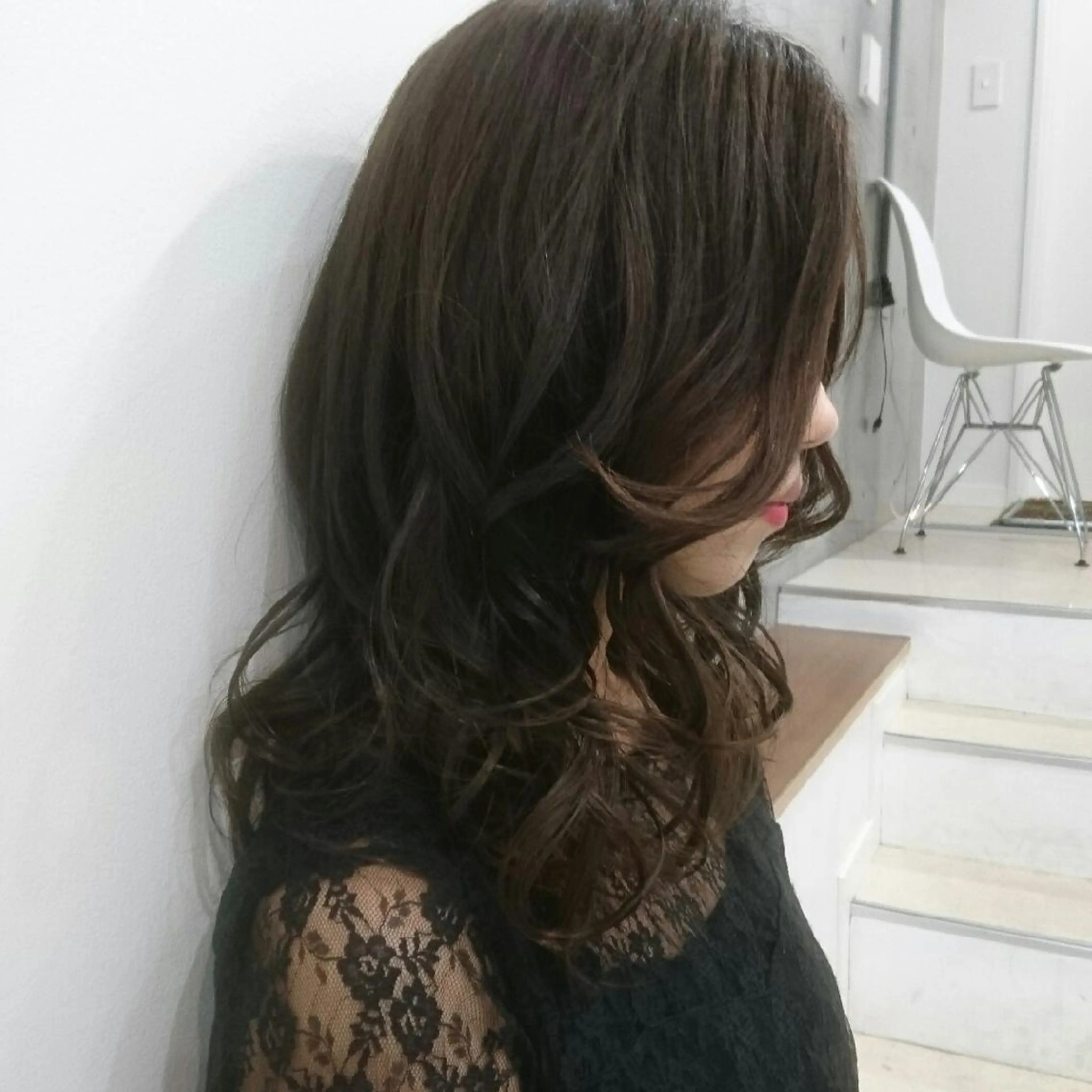 ヘアアレンジ ミディアム カラー グレージュ カーキグレージュ エクステ 🦋美髪／エクステ 🦋アベイクミのヘアスタイル