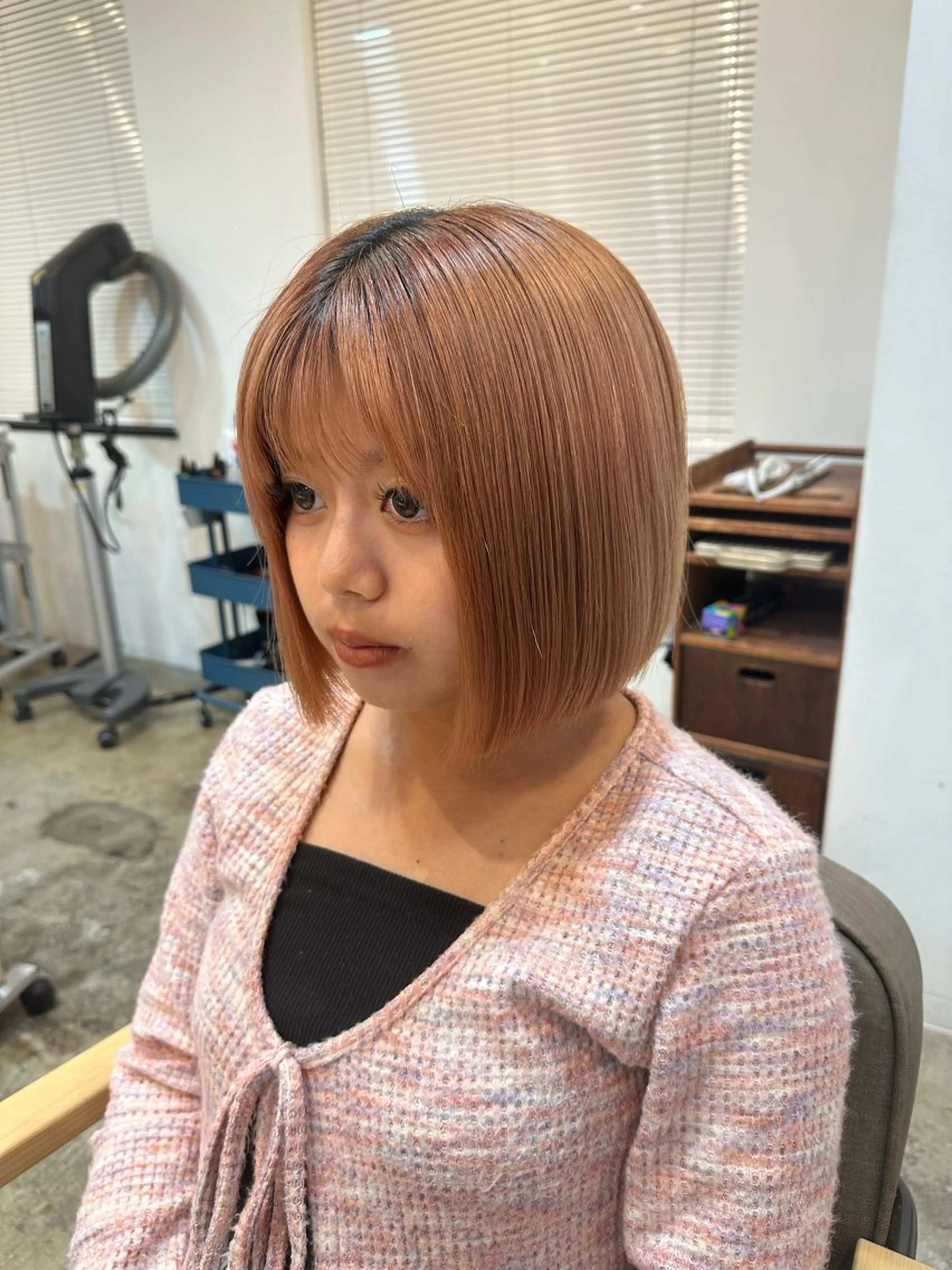 ミディアム ボブ ボブ特化美容師 /荒井悠葵のヘアスタイル