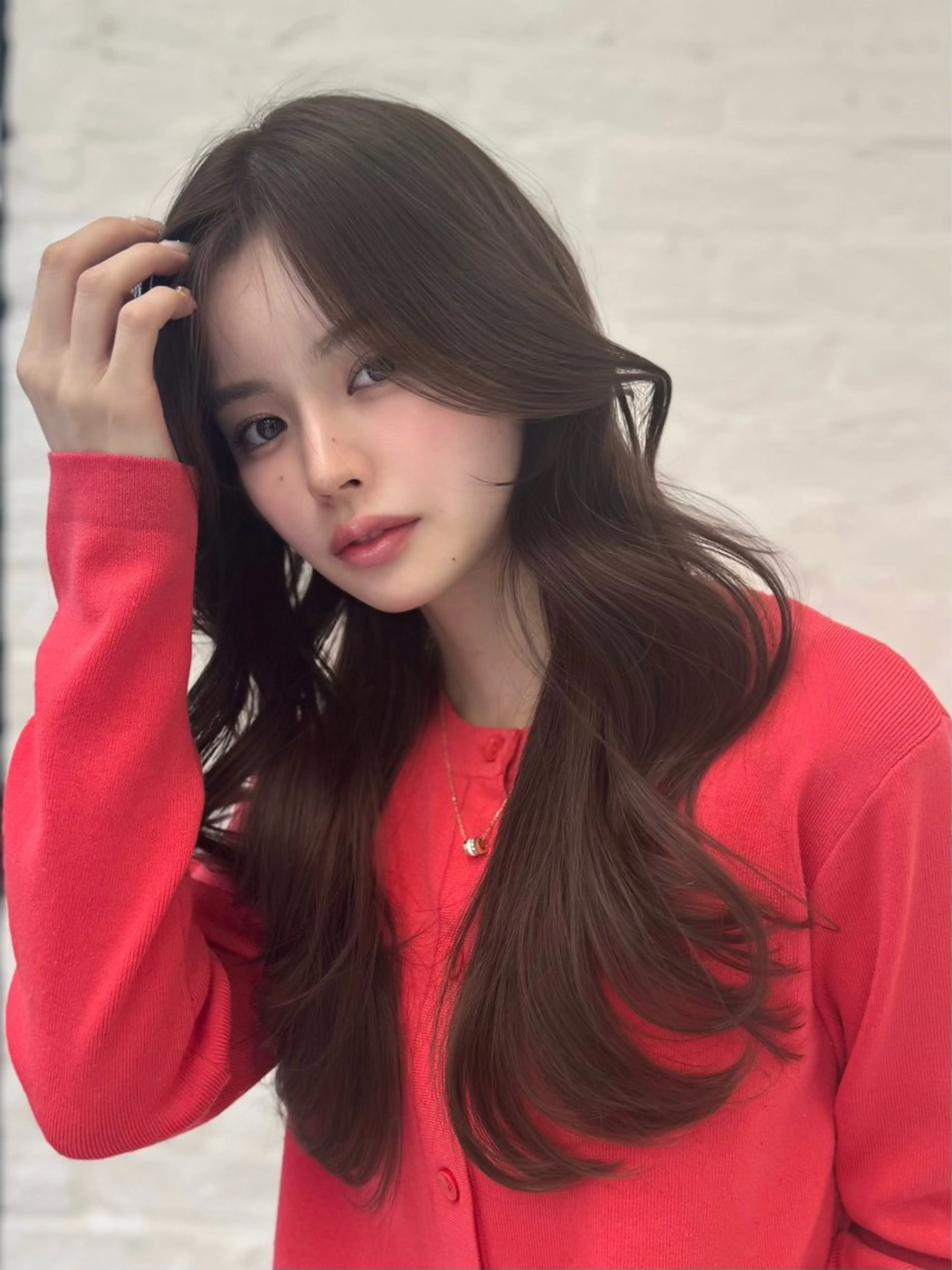 ロング カラー 高島大登/顔周り /レイヤーカットのヘアスタイル