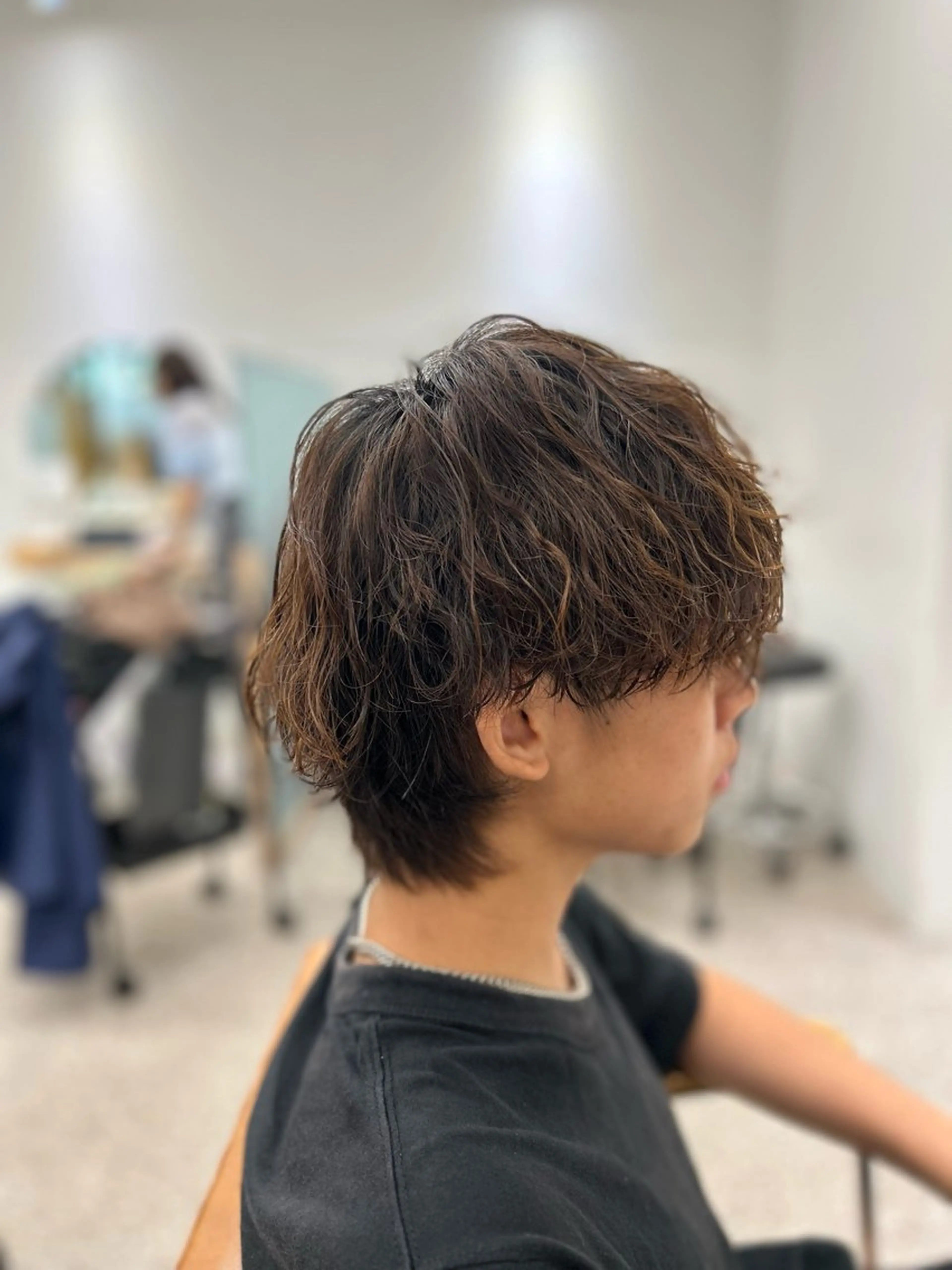 メンズ メンズパーマ 波巻きパーマ unica by milly 【緑地公園】所属・大野 優希のヘアスタイル