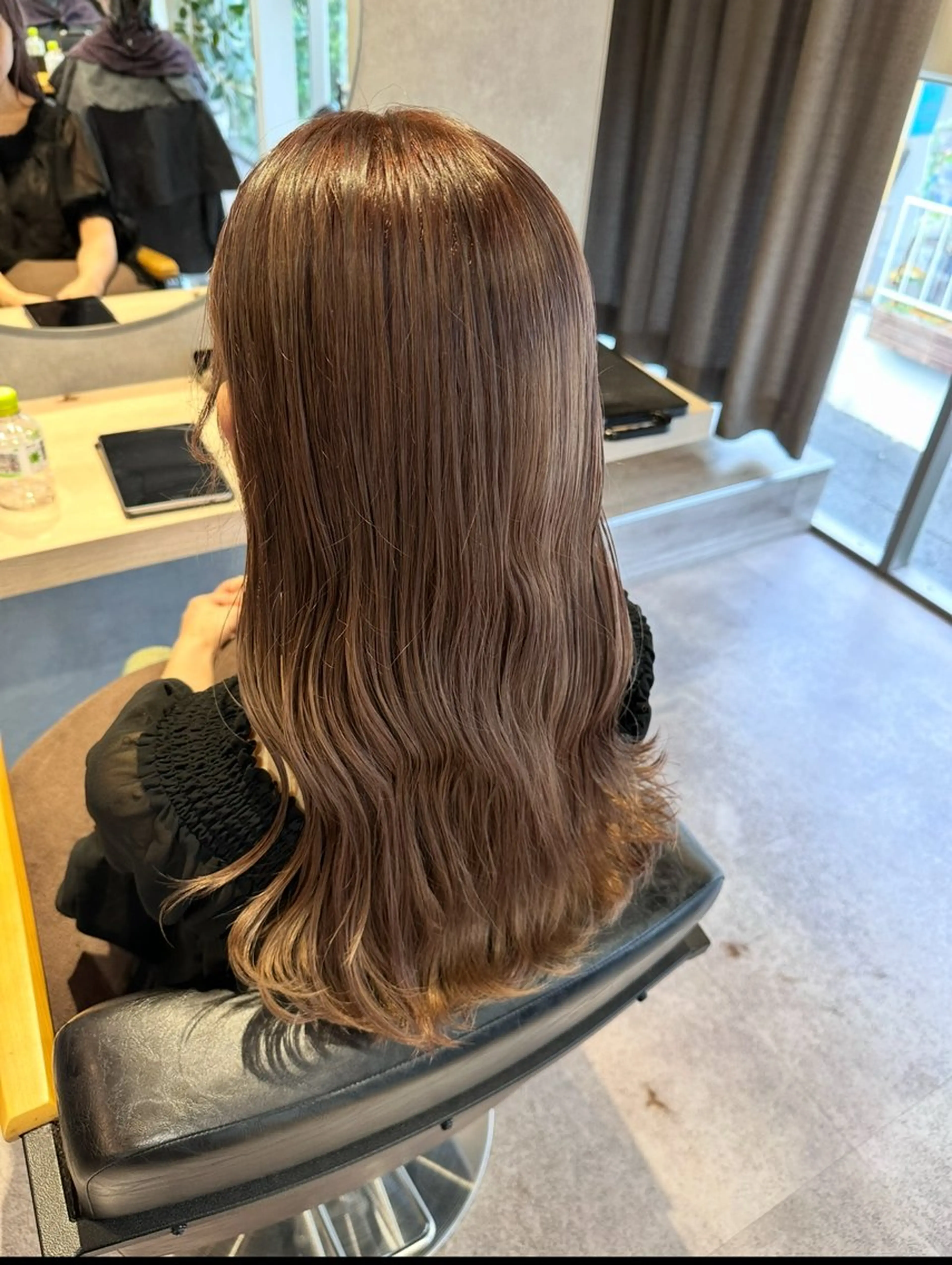 ロング カラー 縮毛矯正 カット ヘアカラー 縮毛矯正 韓国風/オシャレ /縮毛矯正/滝口琴未のヘアスタイル