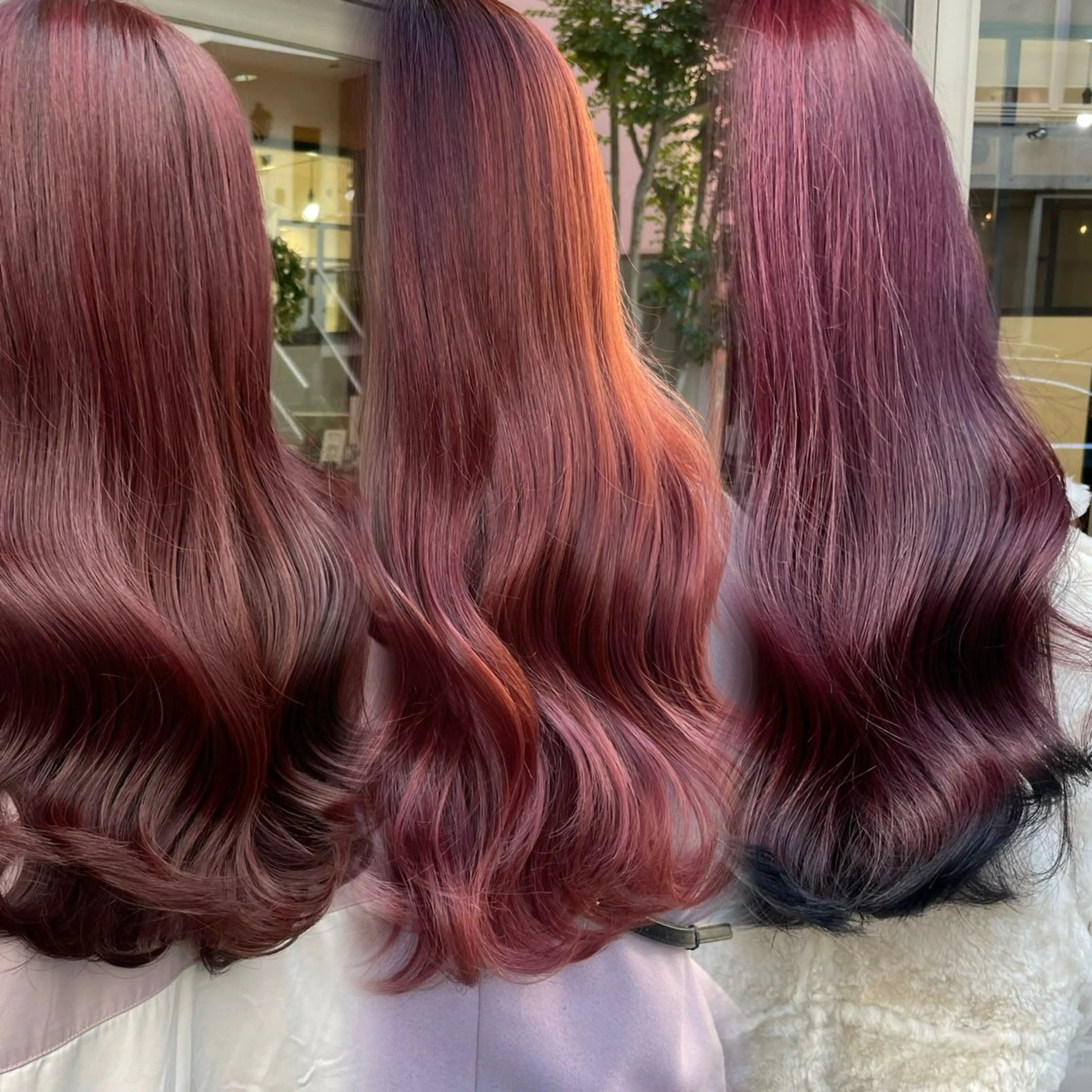 ロング カラー カット ヘアカラー トリートメント kana ブリーチなしカラー✨のヘアスタイル