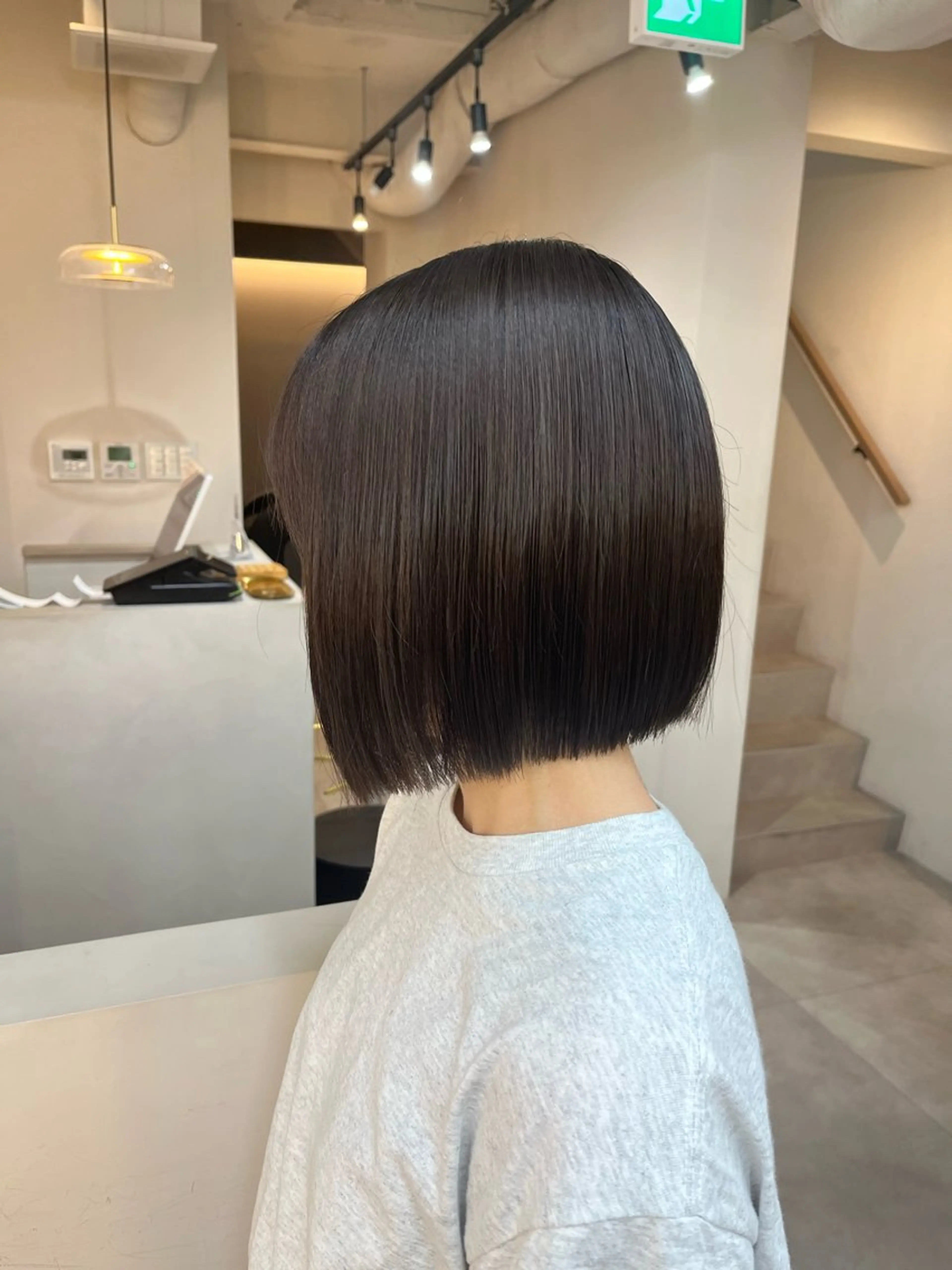 ミディアム カラー 似合わせカット hair＆fashion shiomiH所属・草野 圭音のヘアスタイル