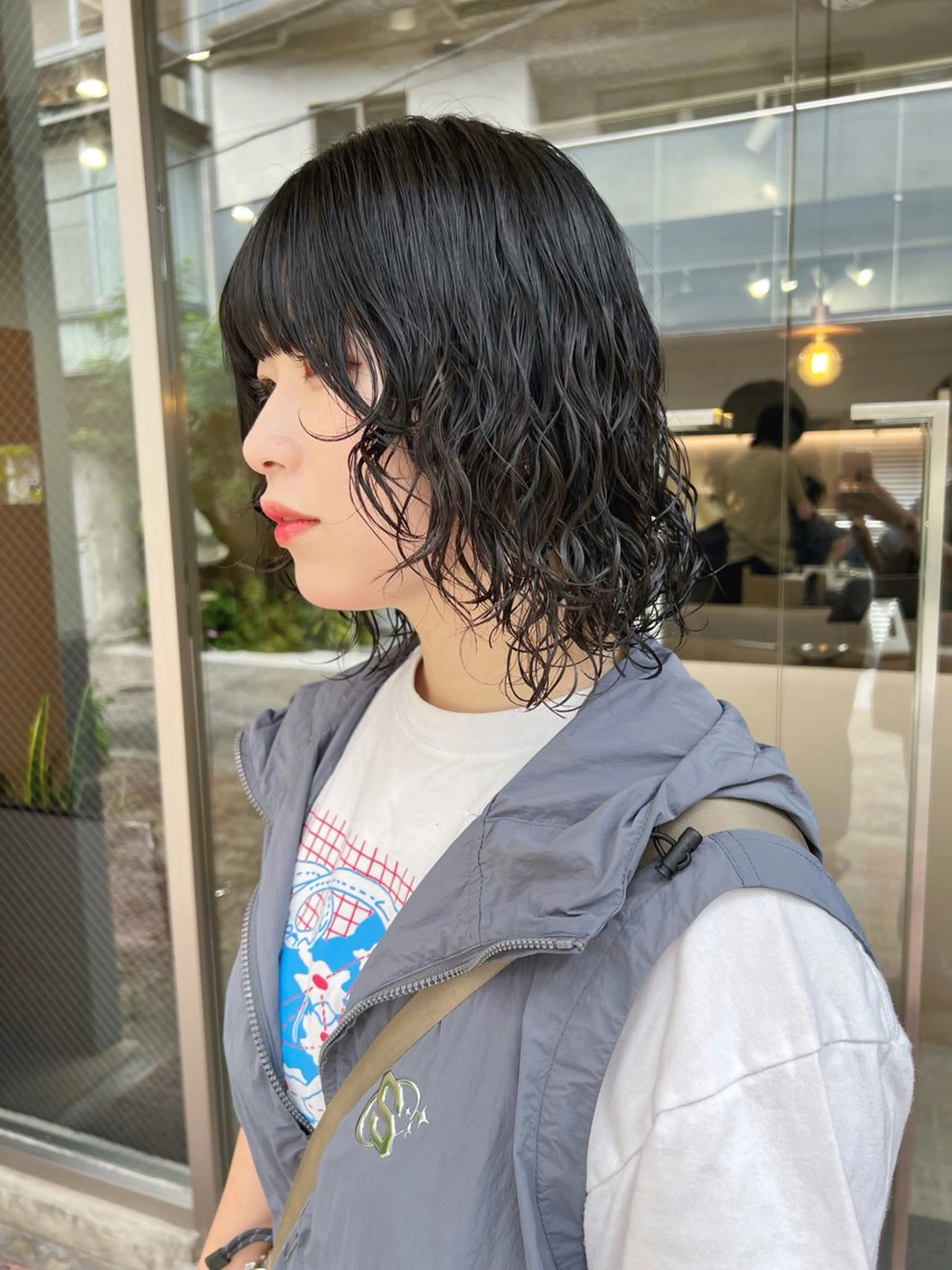 パーマ ボブパーマコテ巻き風 パーマNo1深江秀平のヘアスタイル