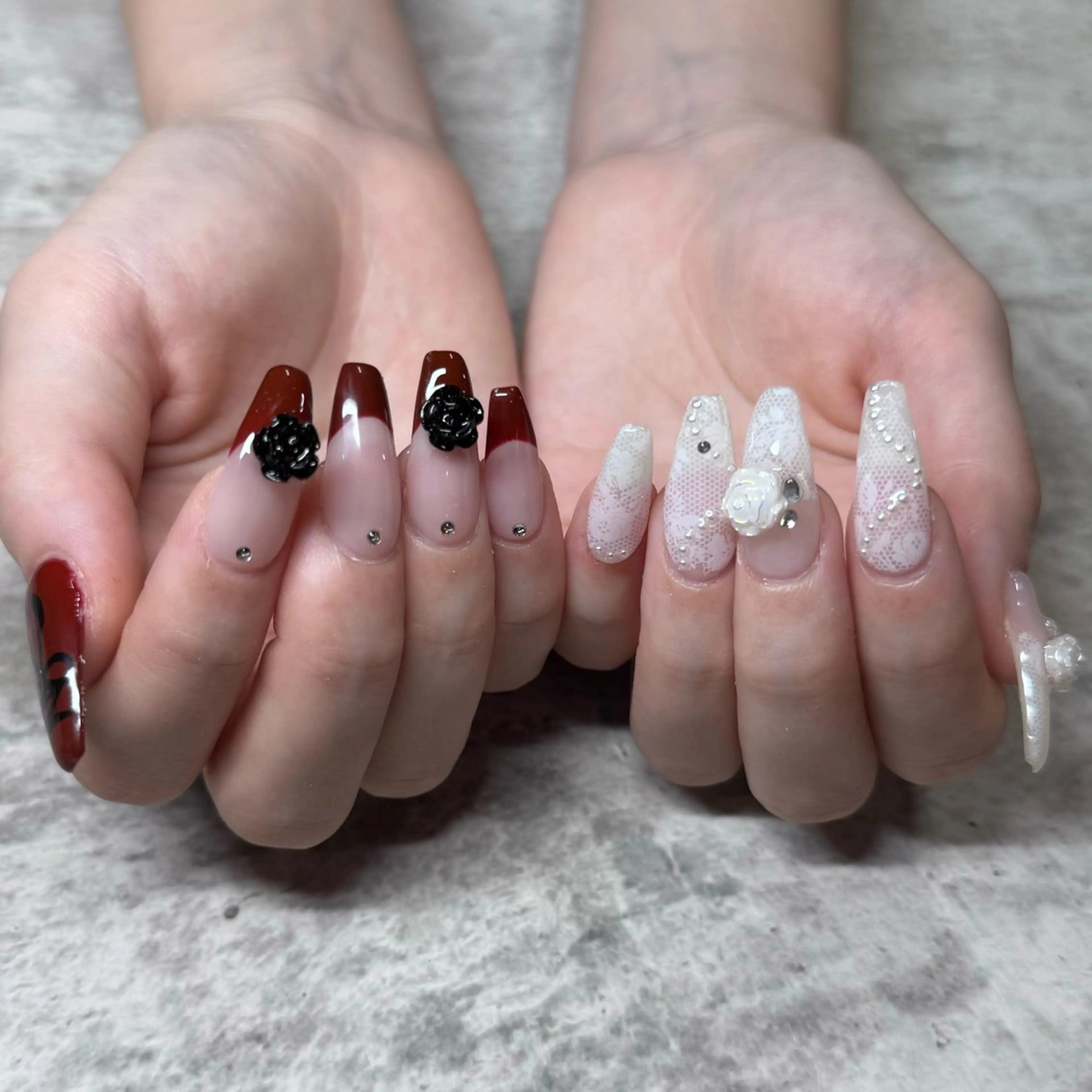 《オフなし》💎チップスカルプ  アート10本🌺デザイン持ち込みコース🦋の写真