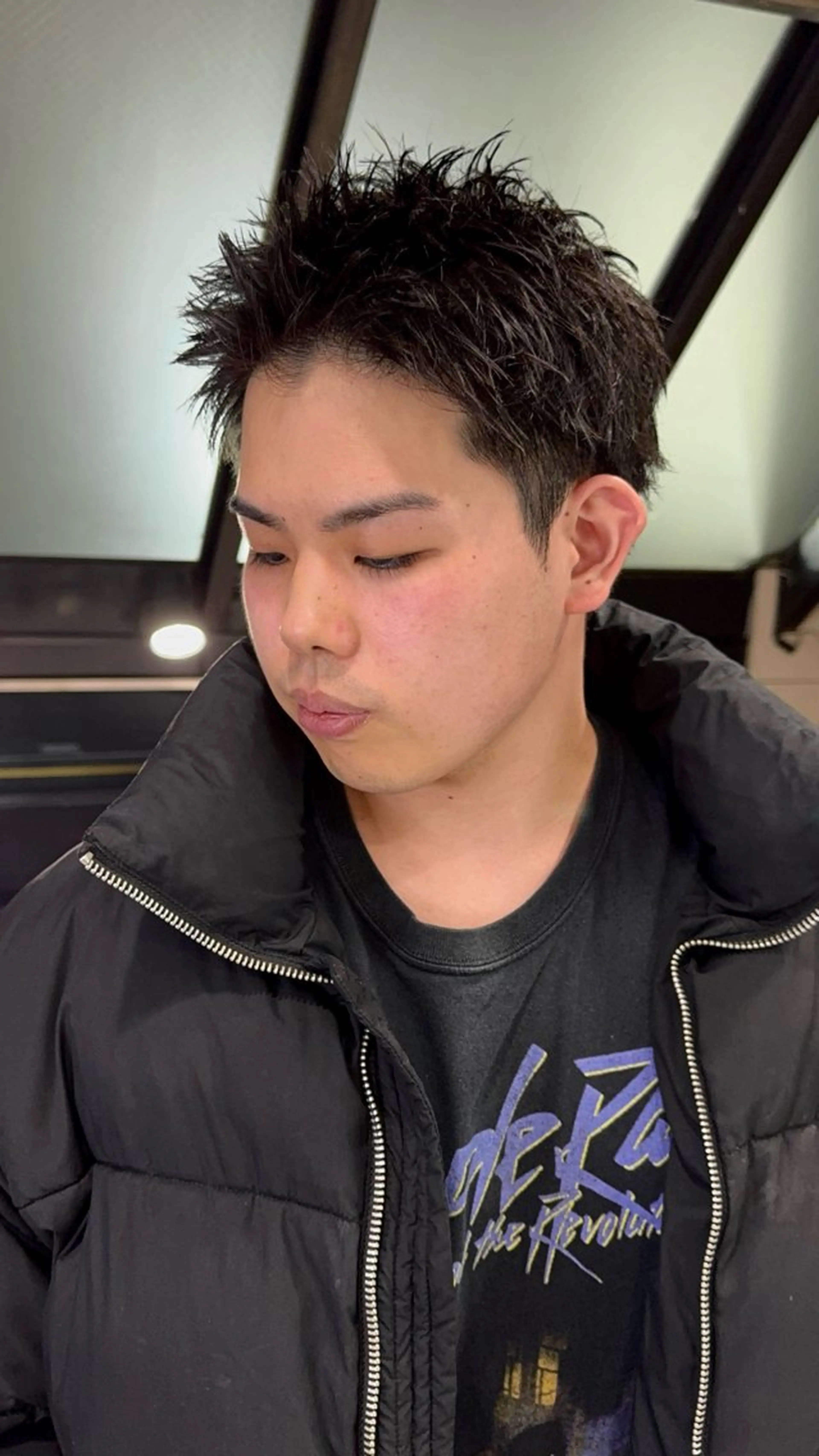 メンズ スパイキーショート 🏁片倉 玲旺🏁のヘアスタイル