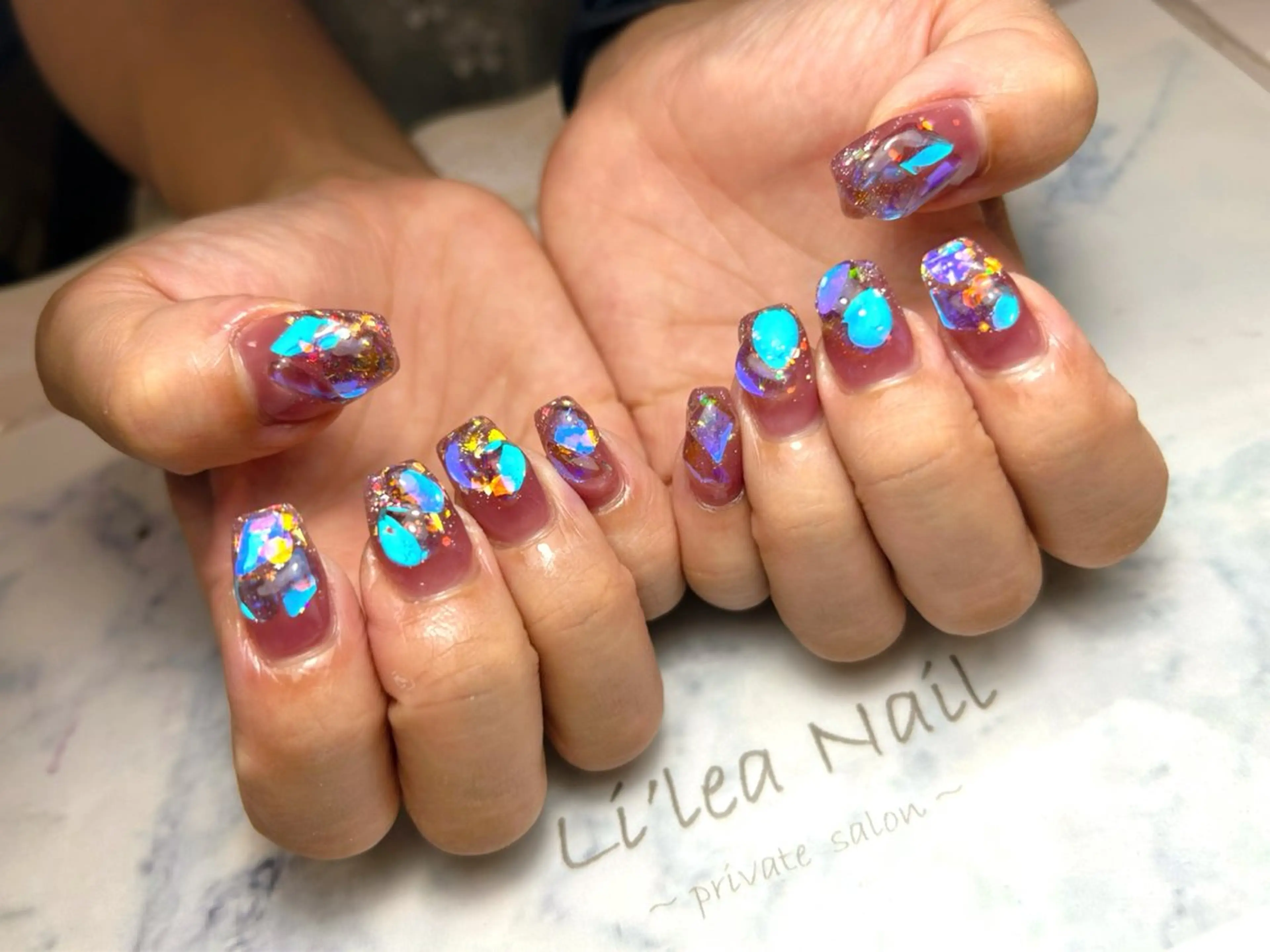 ネイル ハンドネイル Li'leaNail AINAのネイルデザイン