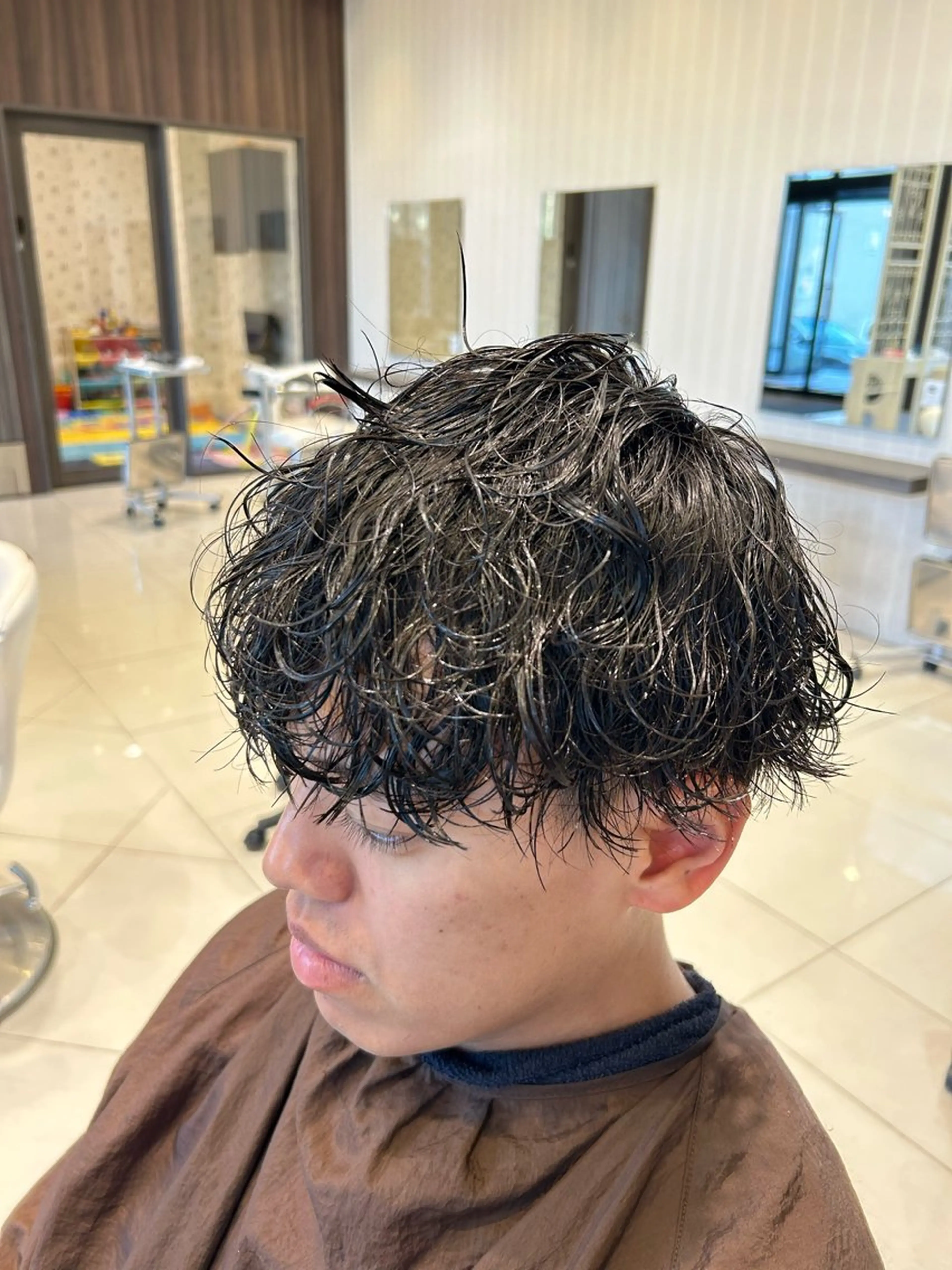 パーマ メンズ メンズ専門 米山諒✂️のヘアスタイル