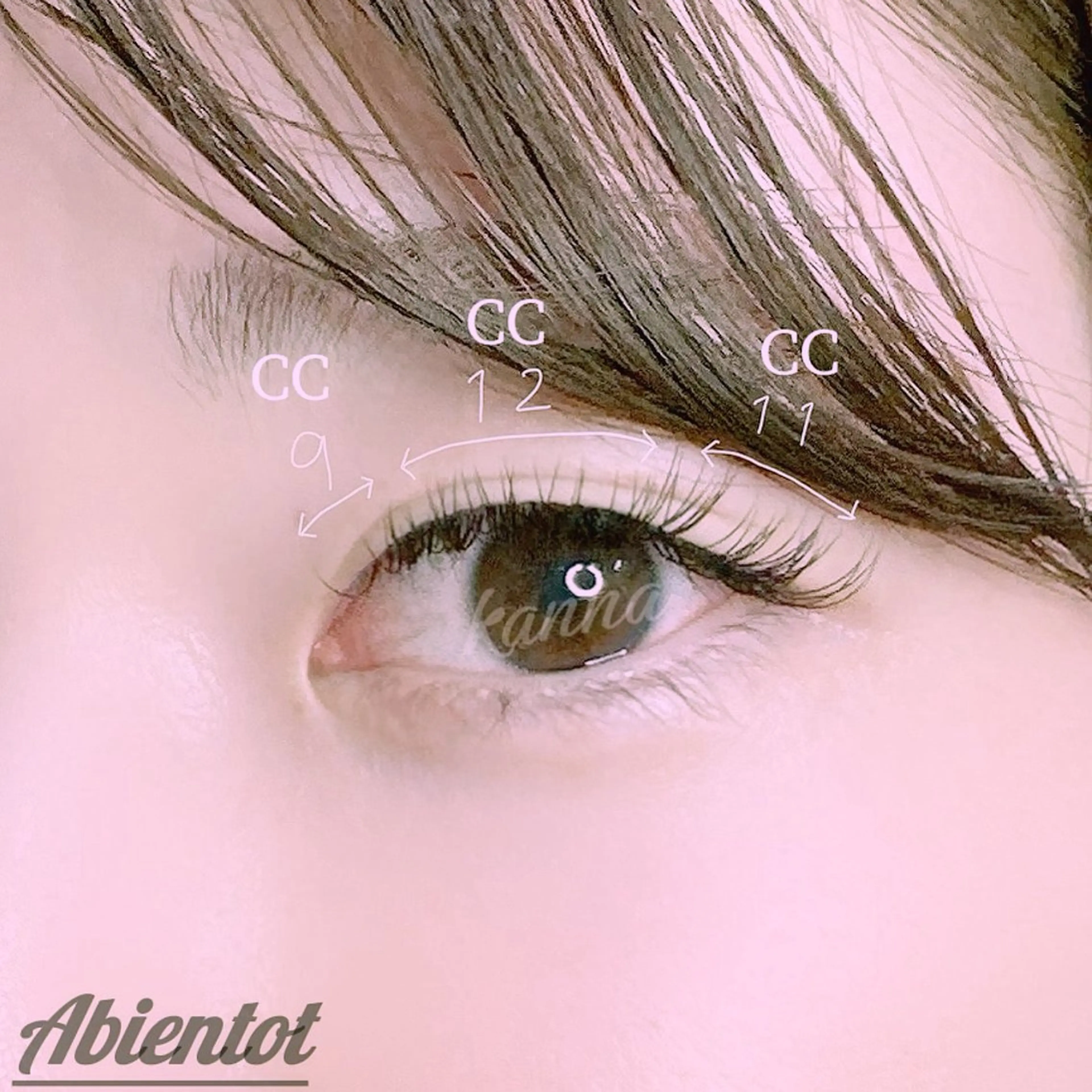 マツエク・マツパ Abientot Kannaのマツエク・マツパデザイン