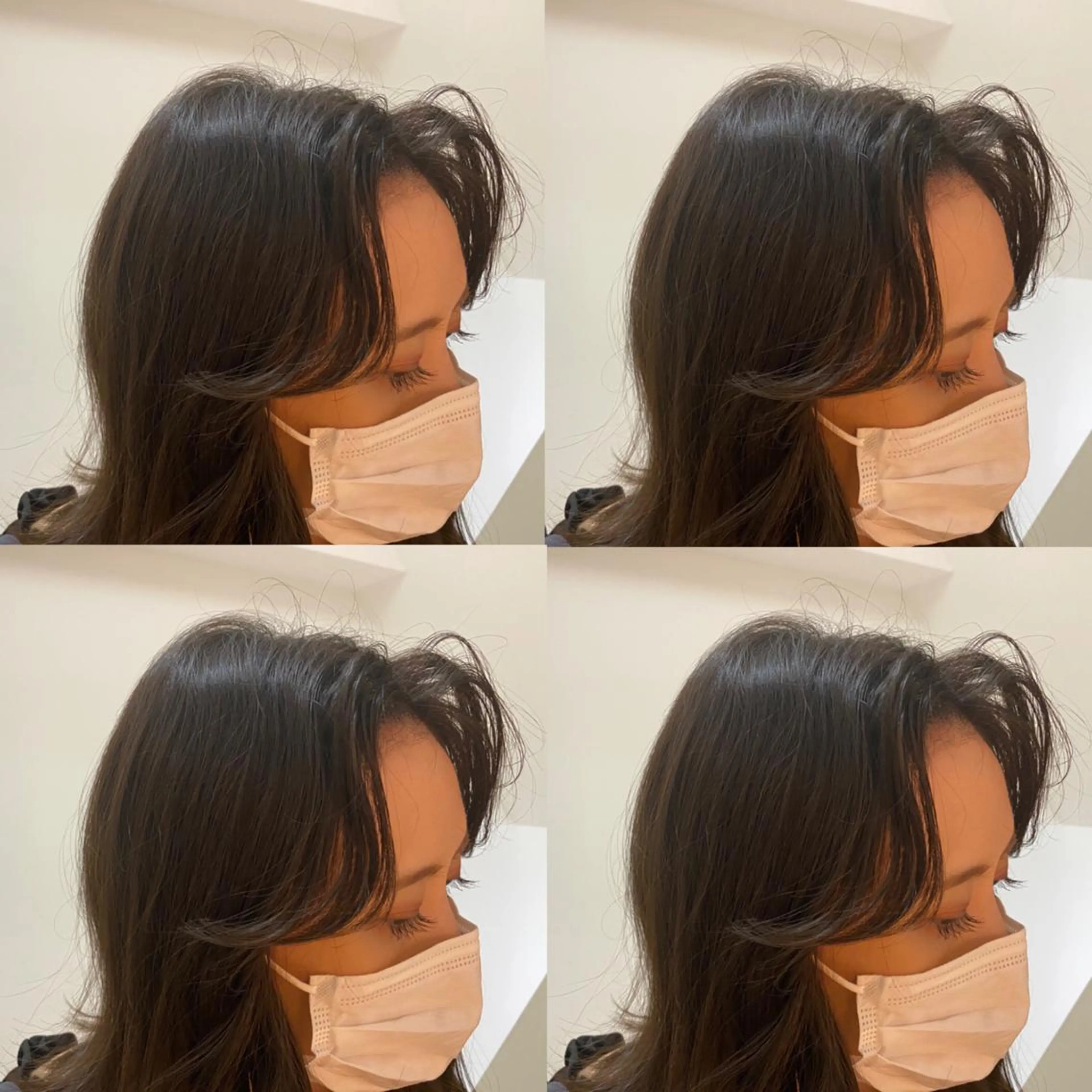 ミディアム 艶カラー/韓国顔周り 🎀mamiのヘアスタイル