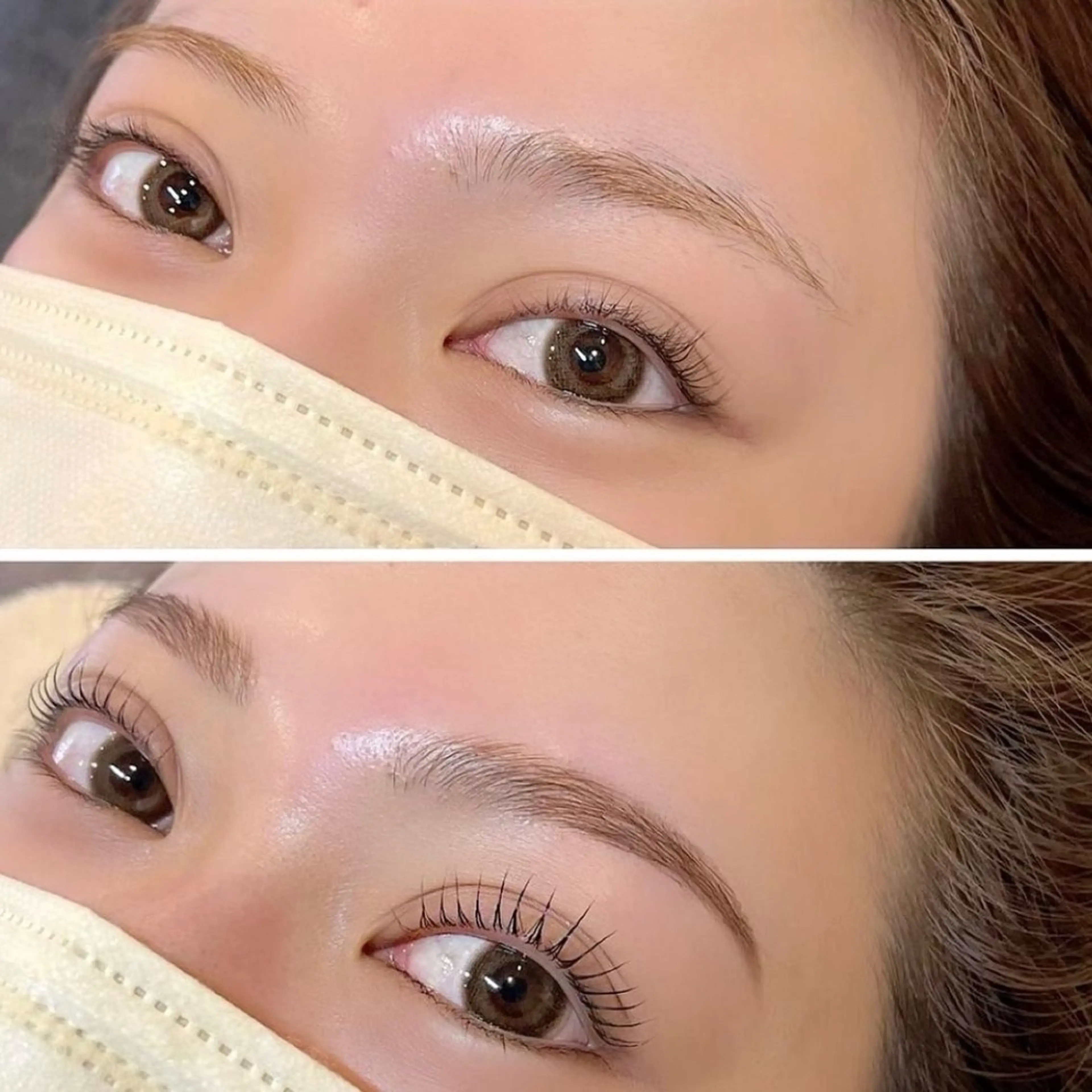 🧡限定🧡 眉ワックス×  上下パリジェンヌ(or上下まつ毛パーマ)の写真