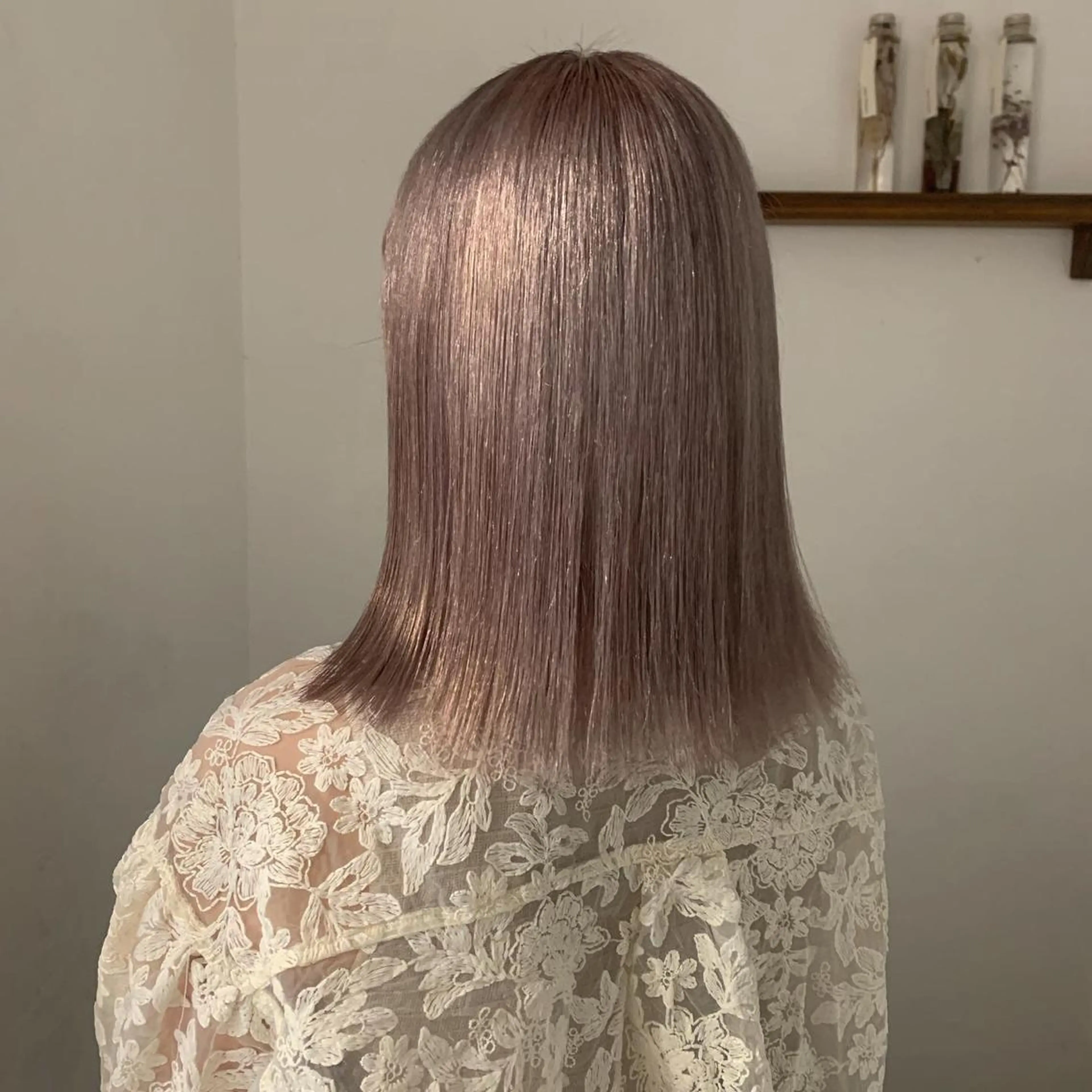 ミディアム ALLYS 渋谷店所属・最高級の艶のある カラーmei🎨のヘアスタイル