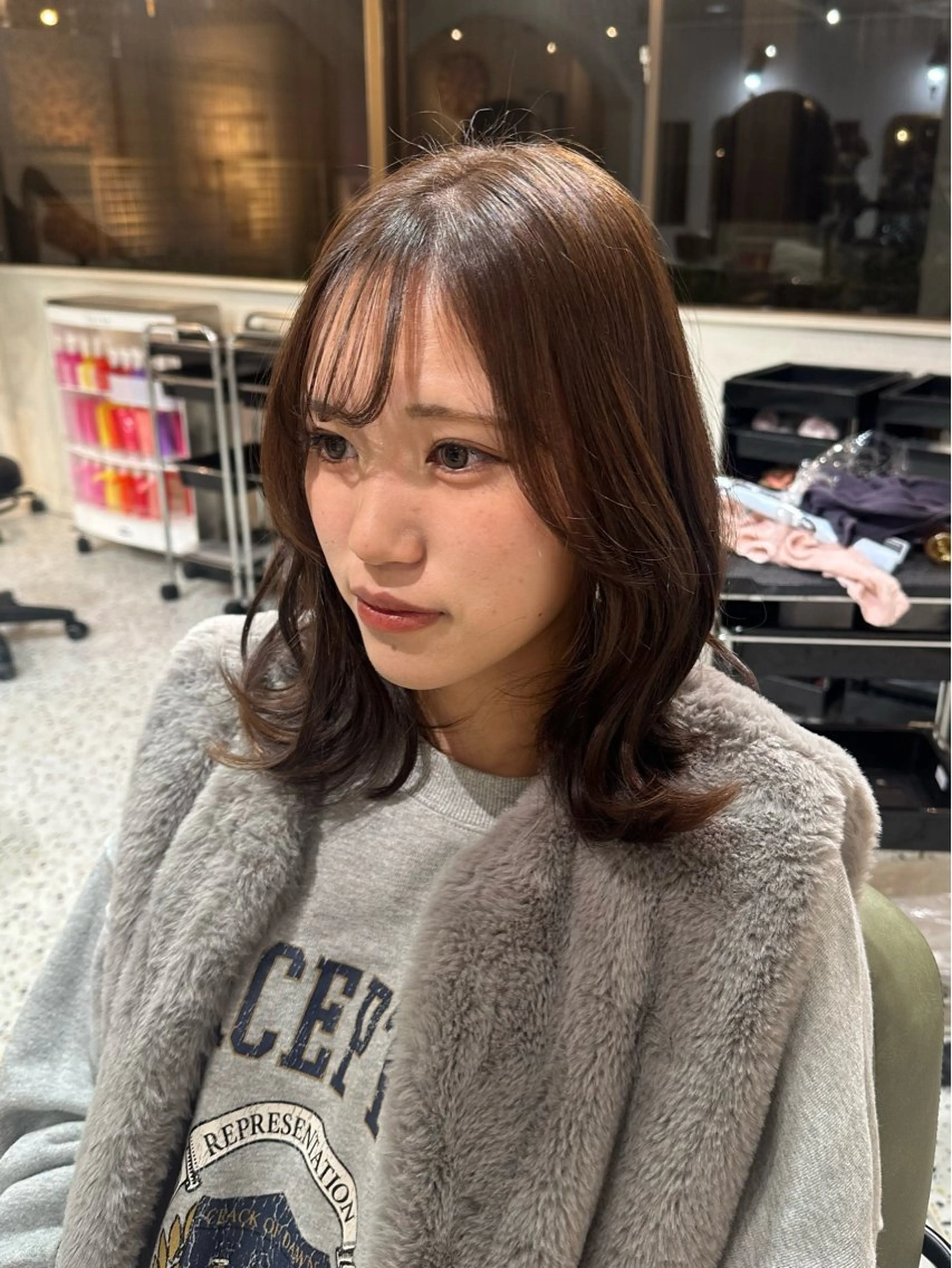 ミディアム カラー SAN. by　celilo所属・加藤 優花のヘアスタイル