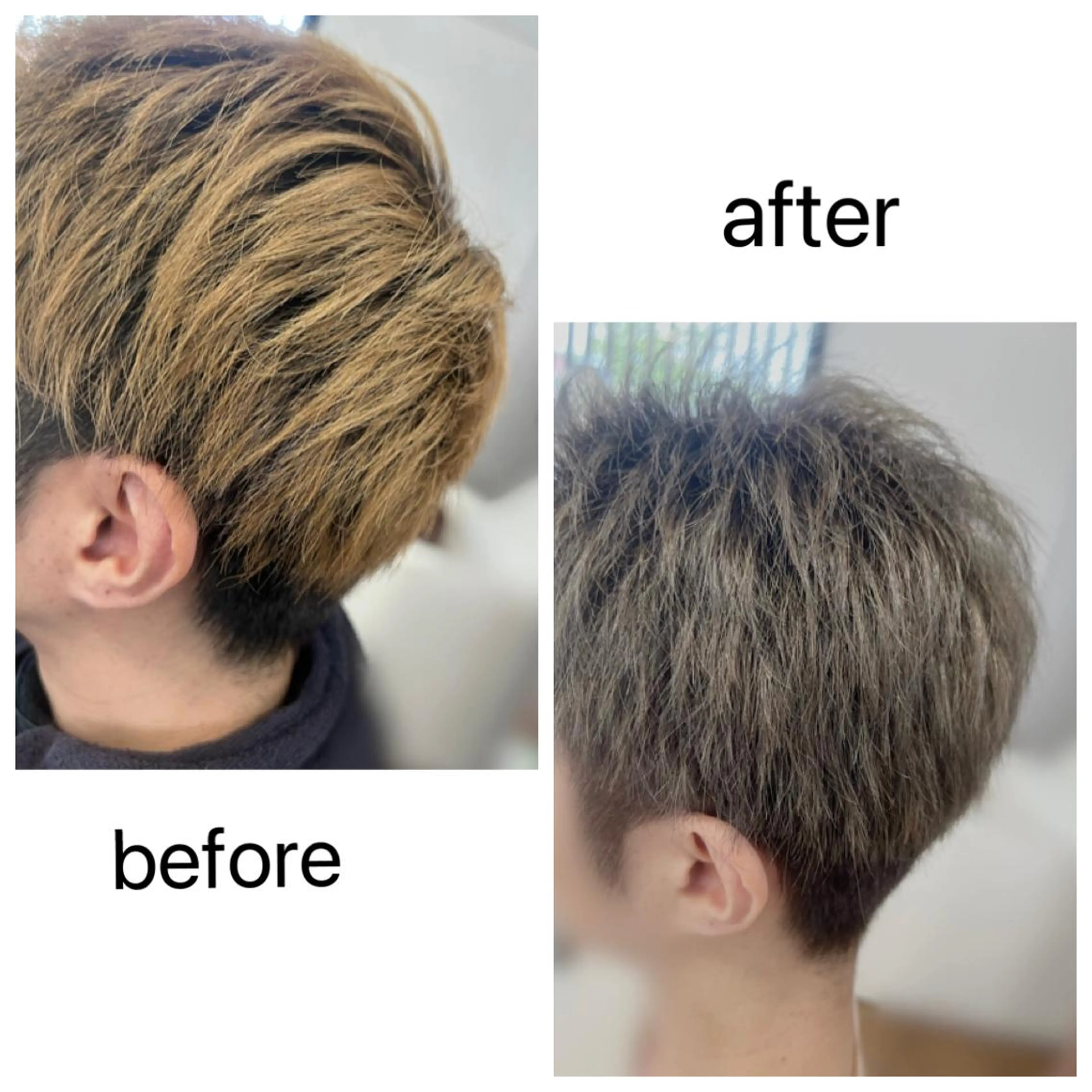 ショート メンズ ヘアカラー Tendre Rêveのマツエク・マツパデザイン