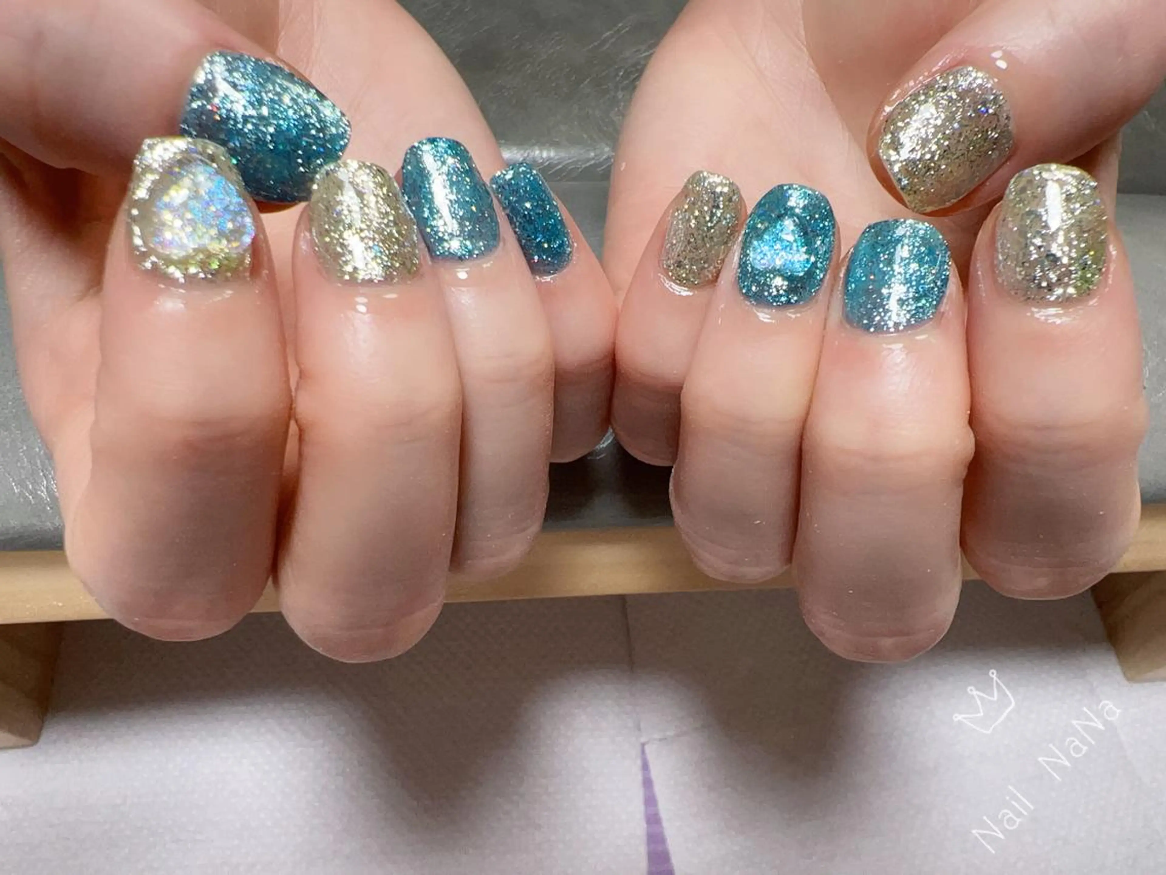 ショート カラー ネイル ハート Nail NaNaのネイルデザイン