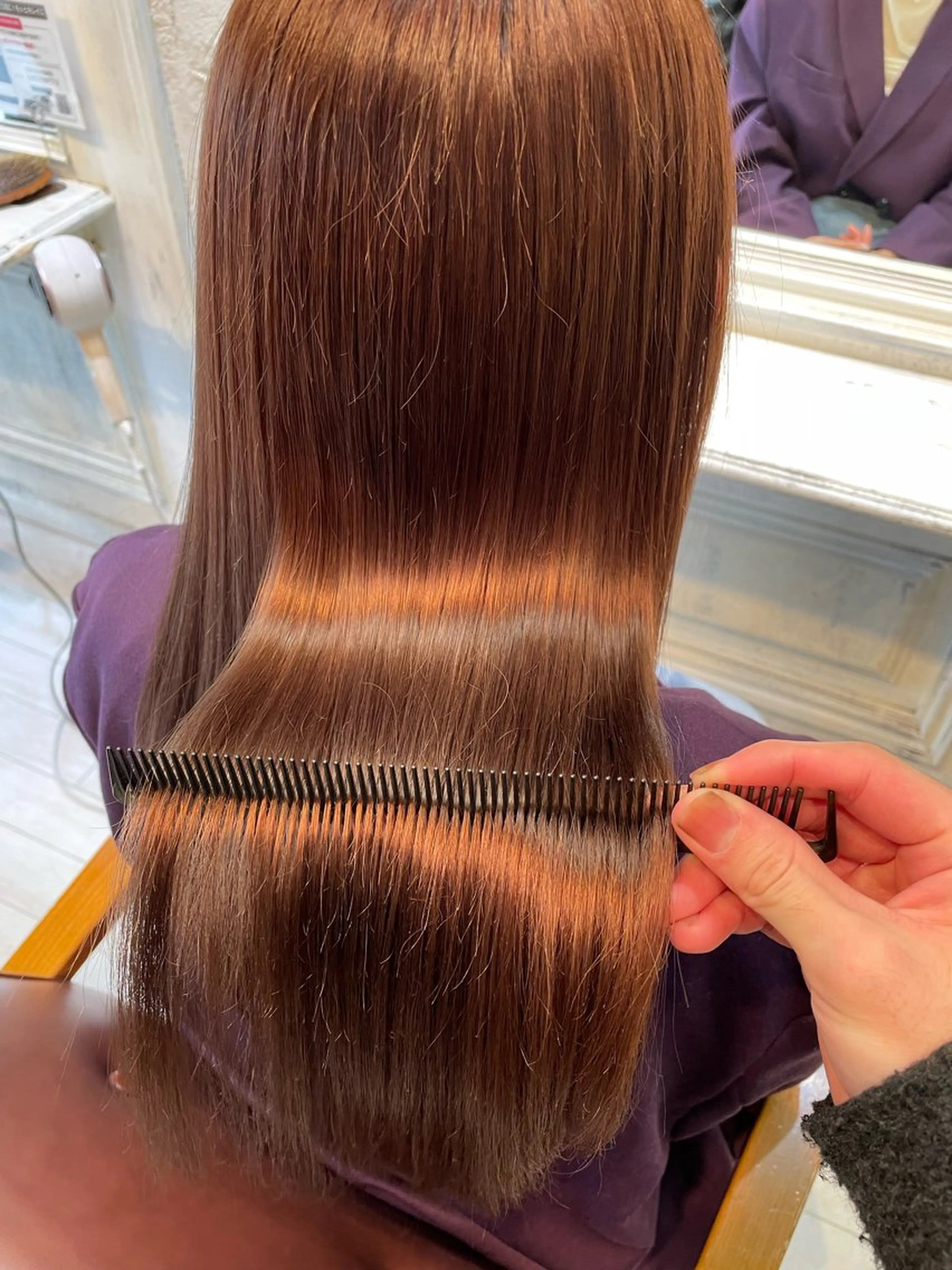 ロング カラー ブラウンカラー liko by maris所属・髪質改善／ブリーチ 宮武　湧斗のヘアスタイル