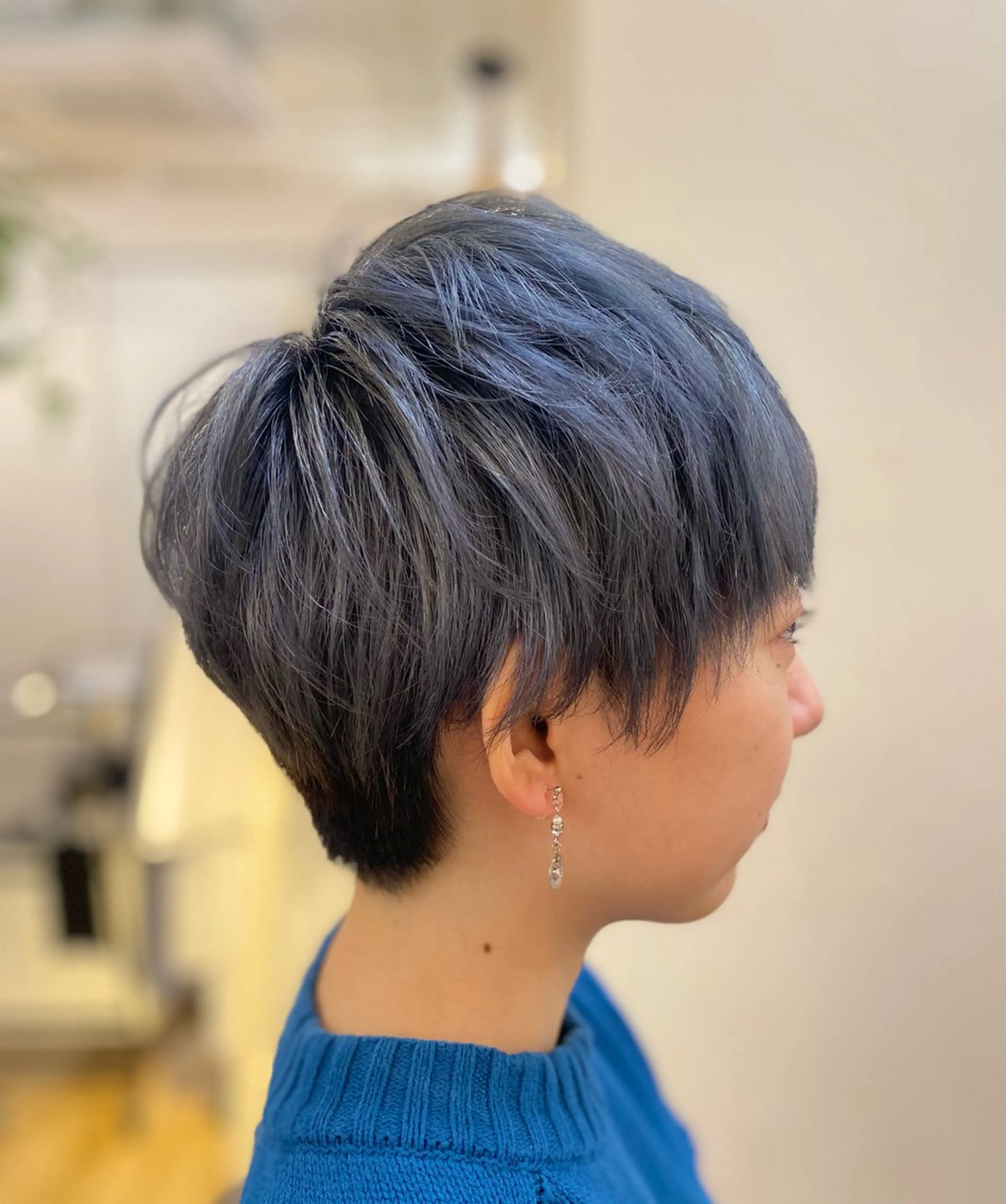 ショート アッシュ メンズスタイル HOSOKAWAのヘアスタイル