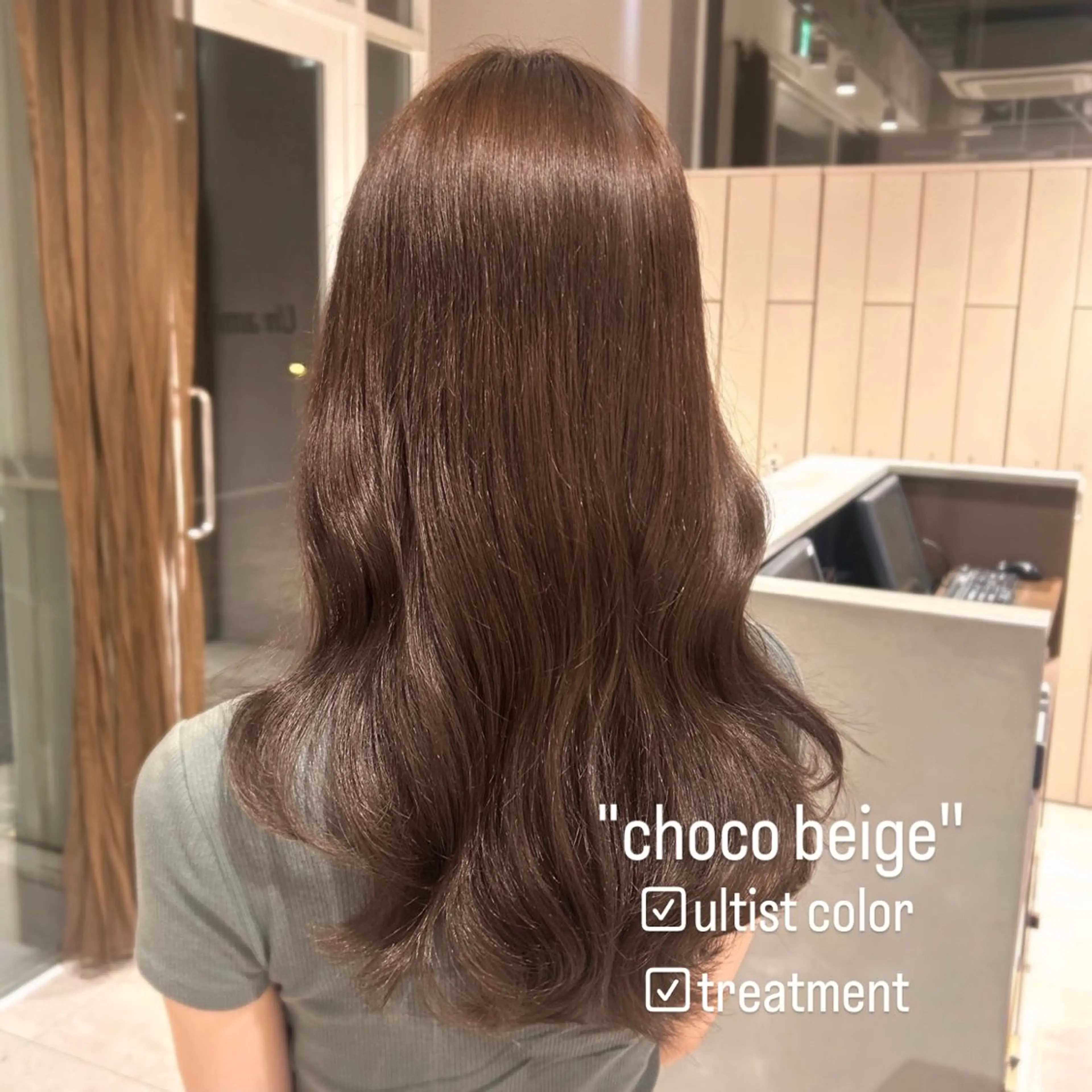 ロング カラー ミディアムヘア Chifumiのヘアスタイル