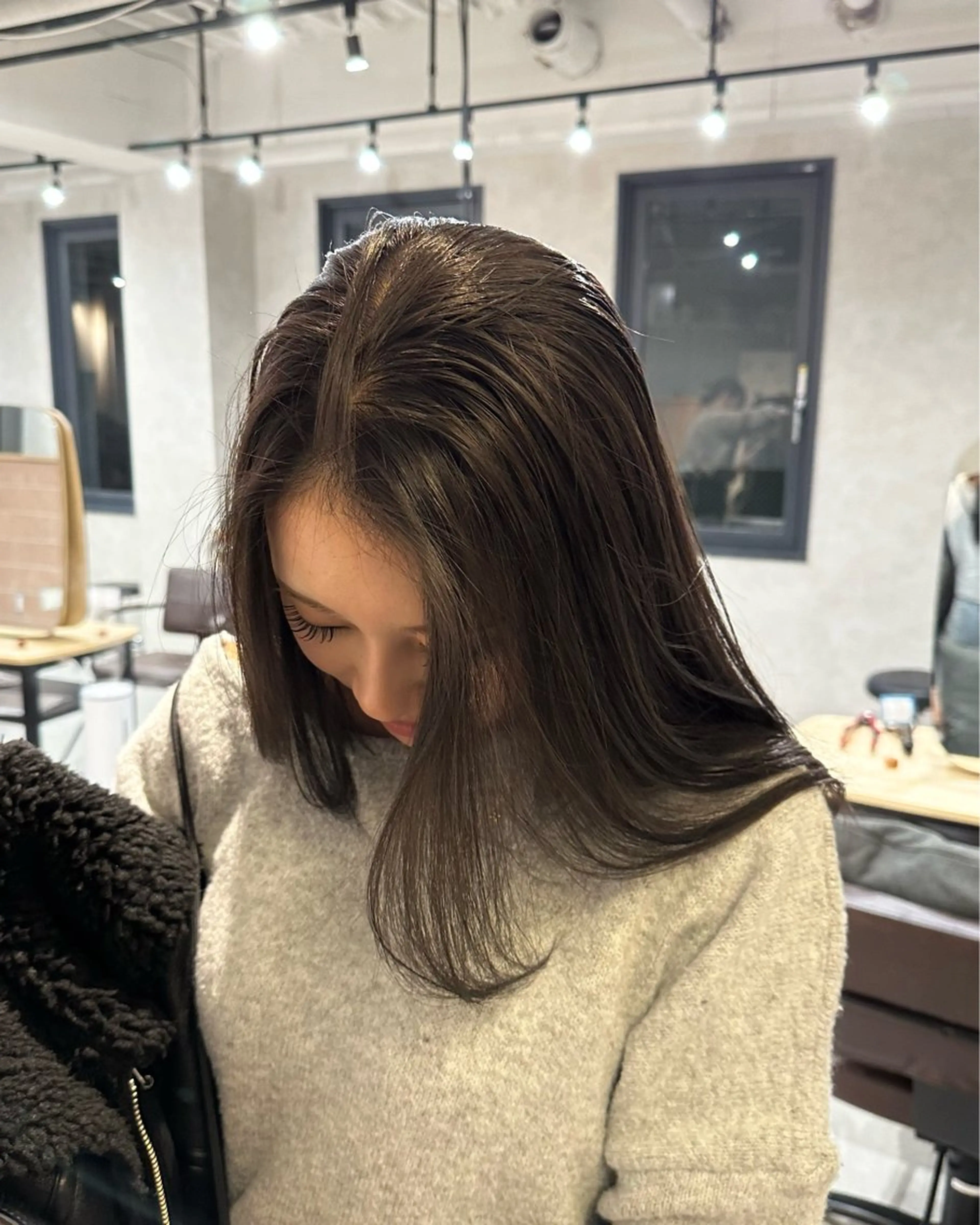 【minimo限定価格】透明感イルミナカラー+髪質改善Aujuaトリートメント☆の写真