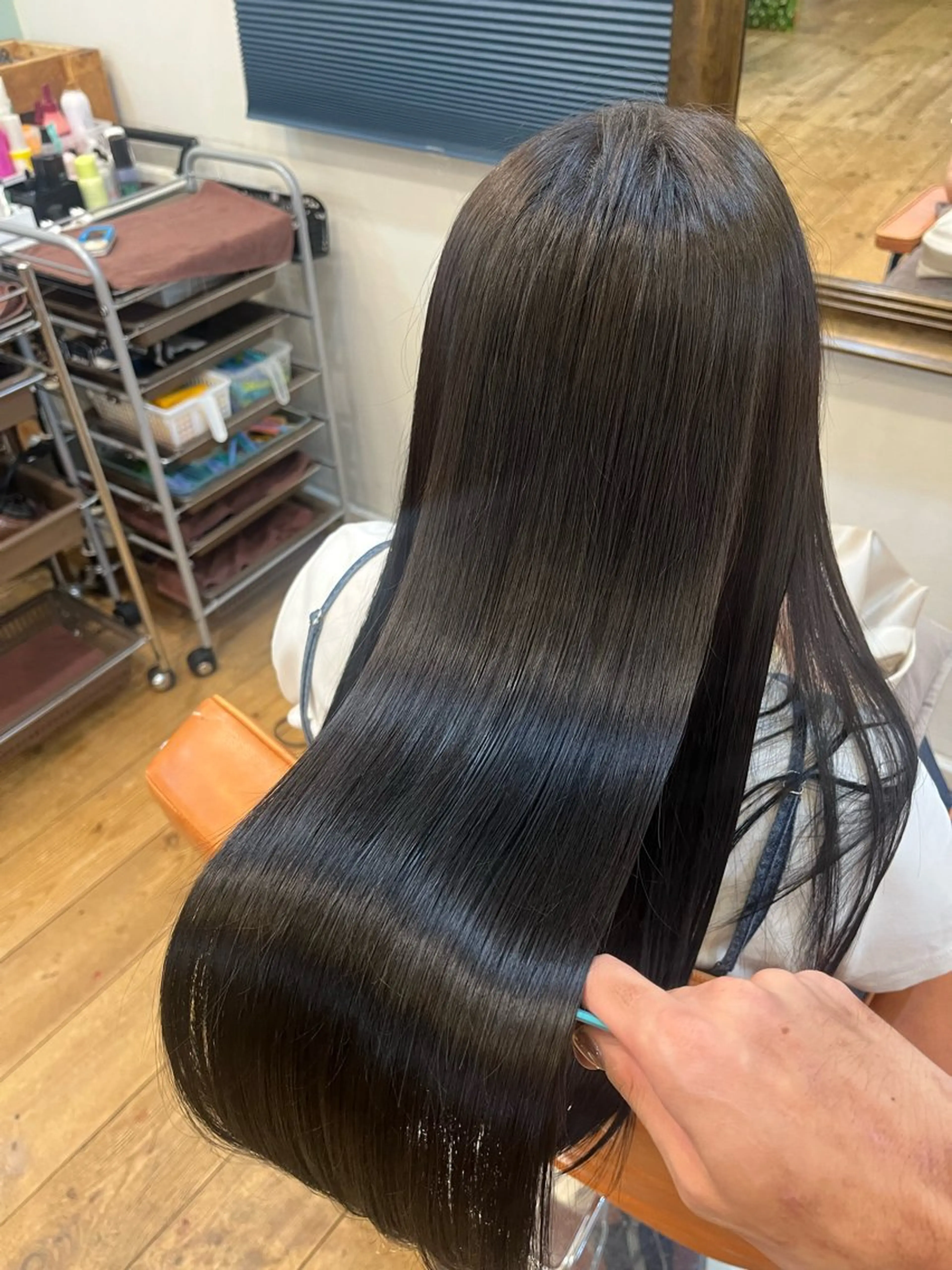 ロング ⚪️髪質改善 縮毛 店長 コウ⚪️のヘアスタイル