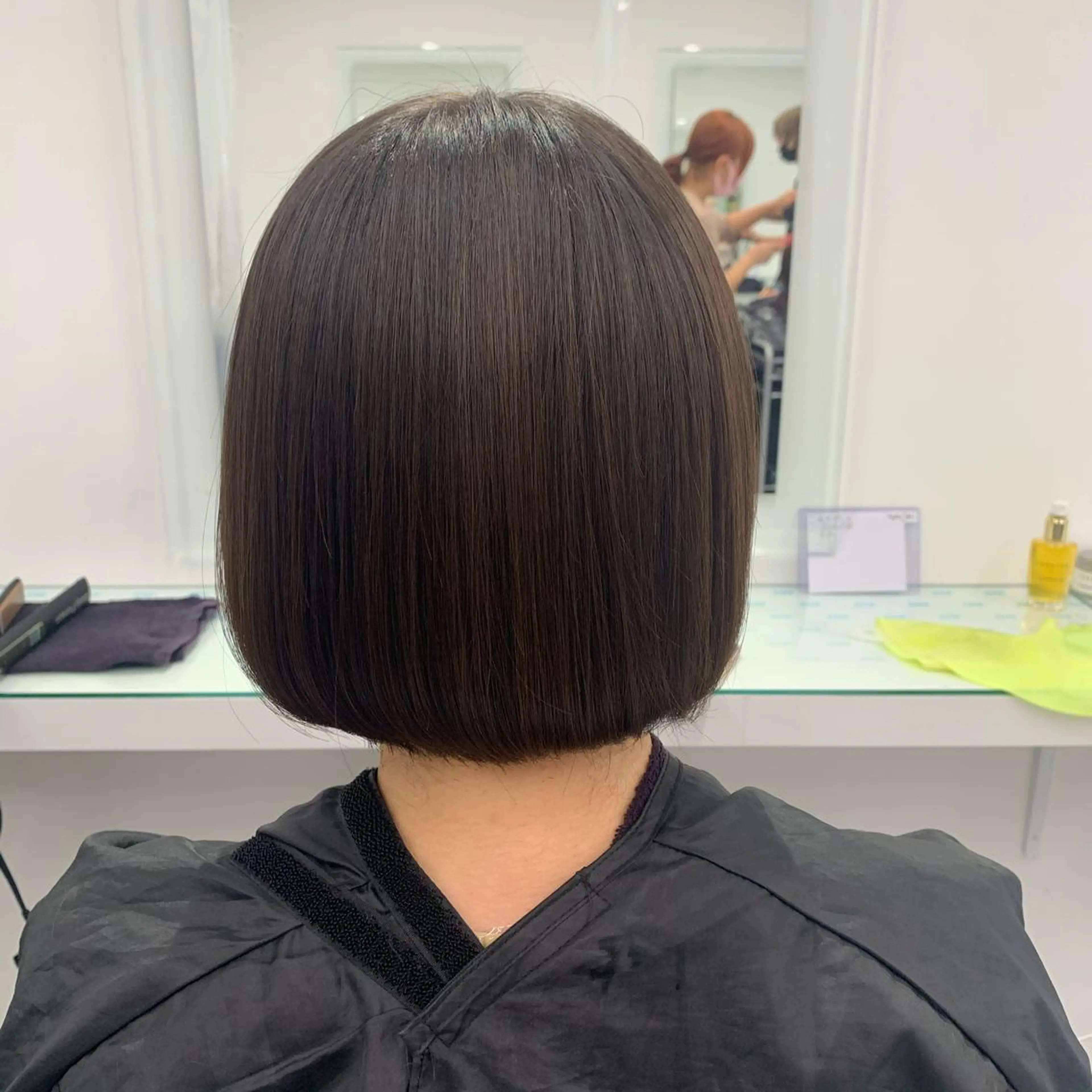 ショート カラー ヘアアレンジ ブリーチ ブリーチなしカラー オリーブカラー ボブ 髪質改善 EMANON池袋3rd所属・ナチュラル艶髪 なおき｜池袋美容師のヘアスタイル