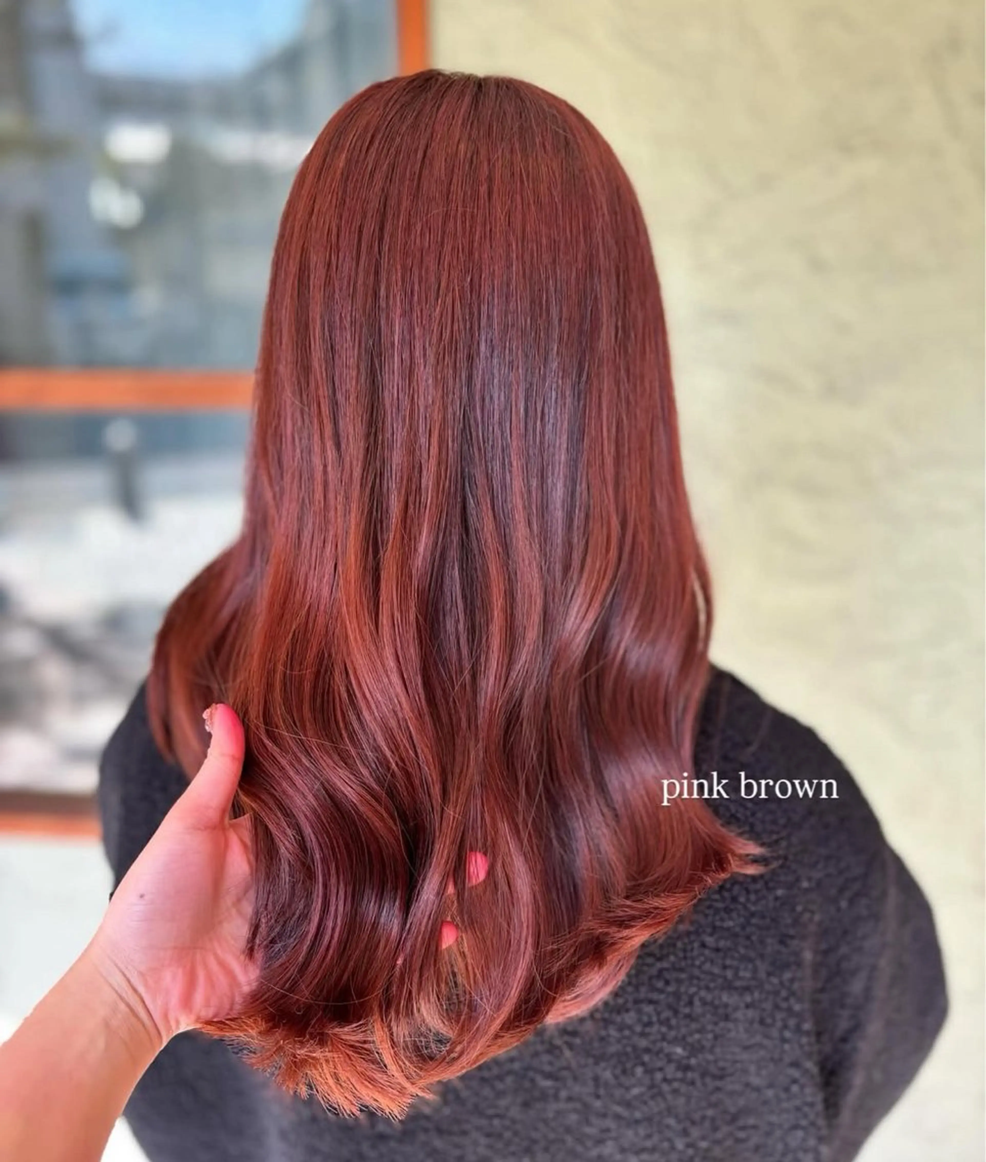 ロング カラー epris 山本 美海のヘアスタイル