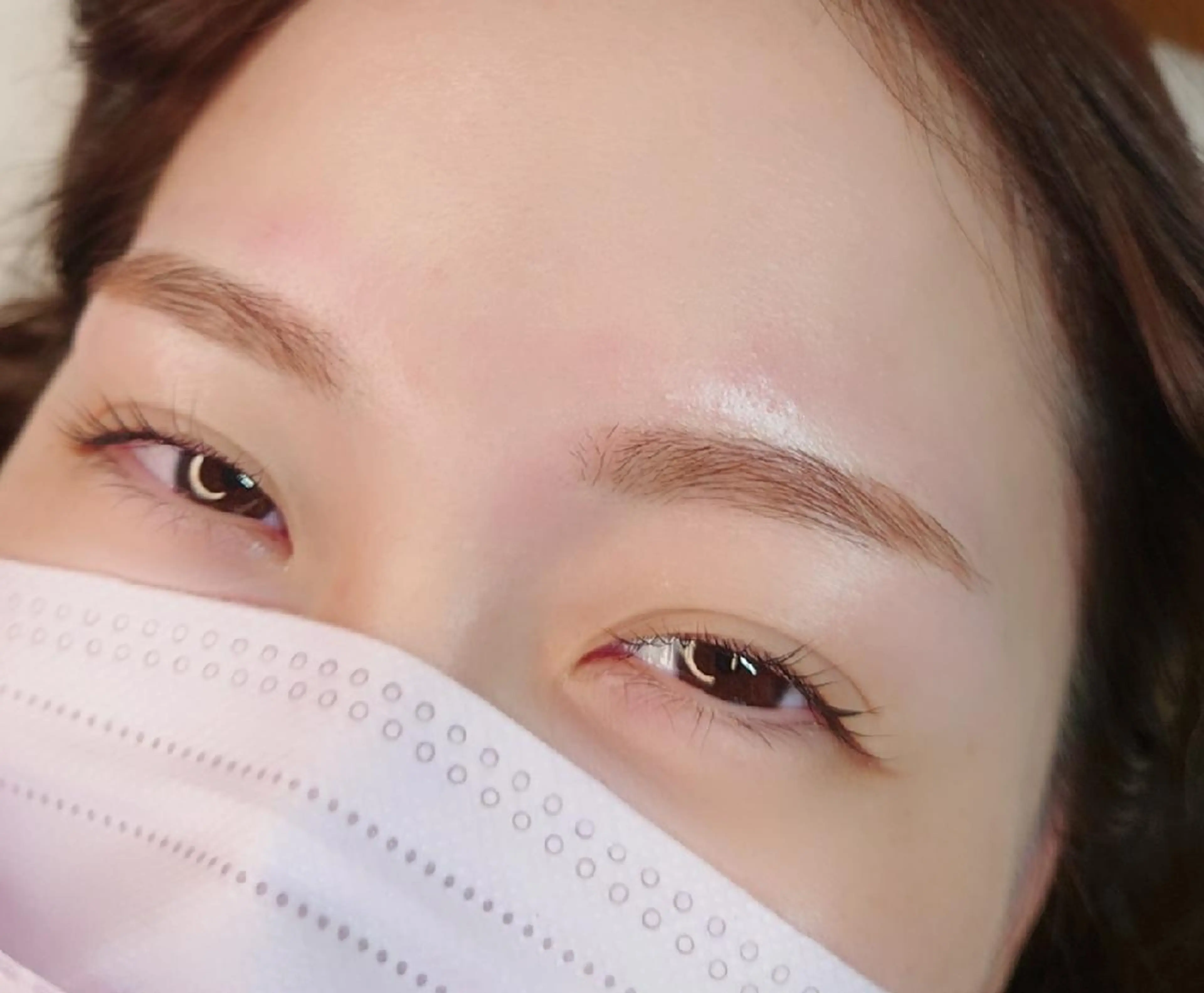 メンズ マツエク・マツパ アイブロウ 眉カラー ナチュラル NAZ eyelash&eyebrow by medical salon所属・NAZ 表参道 Tomokoのマツエク・マツパデザイン