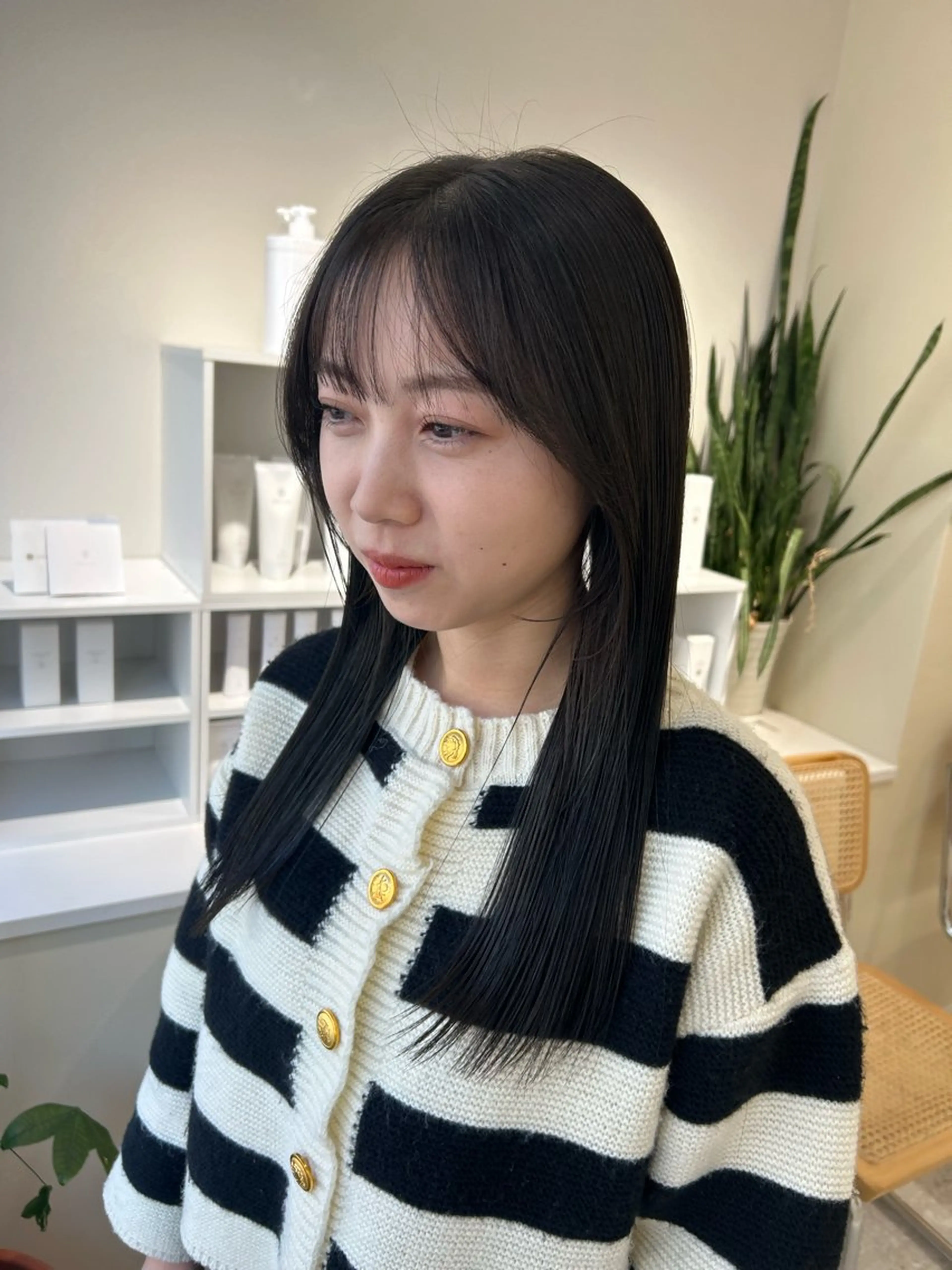 ロング カラー トリートメント カット ヘアカラー トリートメント 🩰ニシムラヒカリ 半個室salon♡*のヘアスタイル