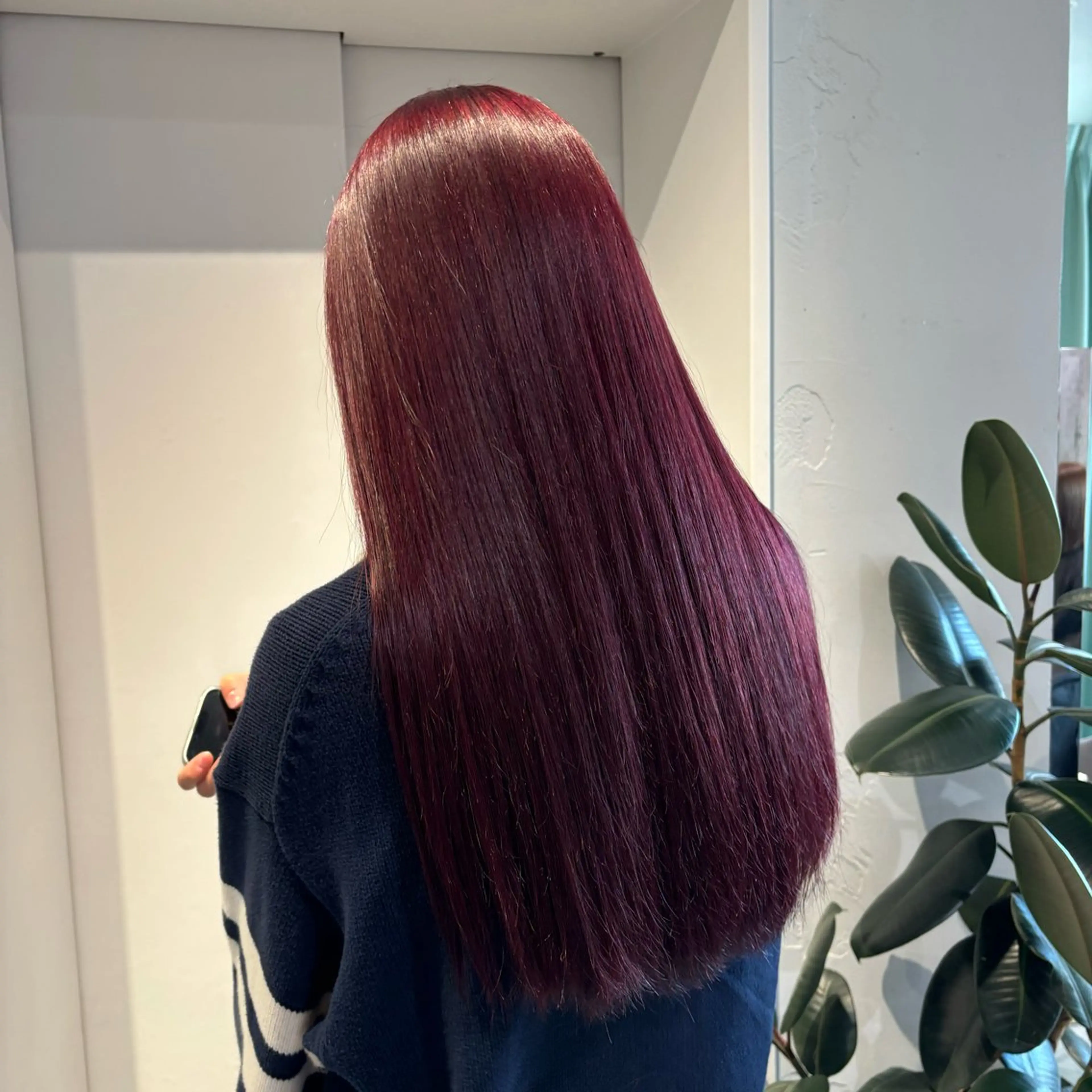 ロング カラー りあの🎀 /暖色カラー🍒のヘアスタイル