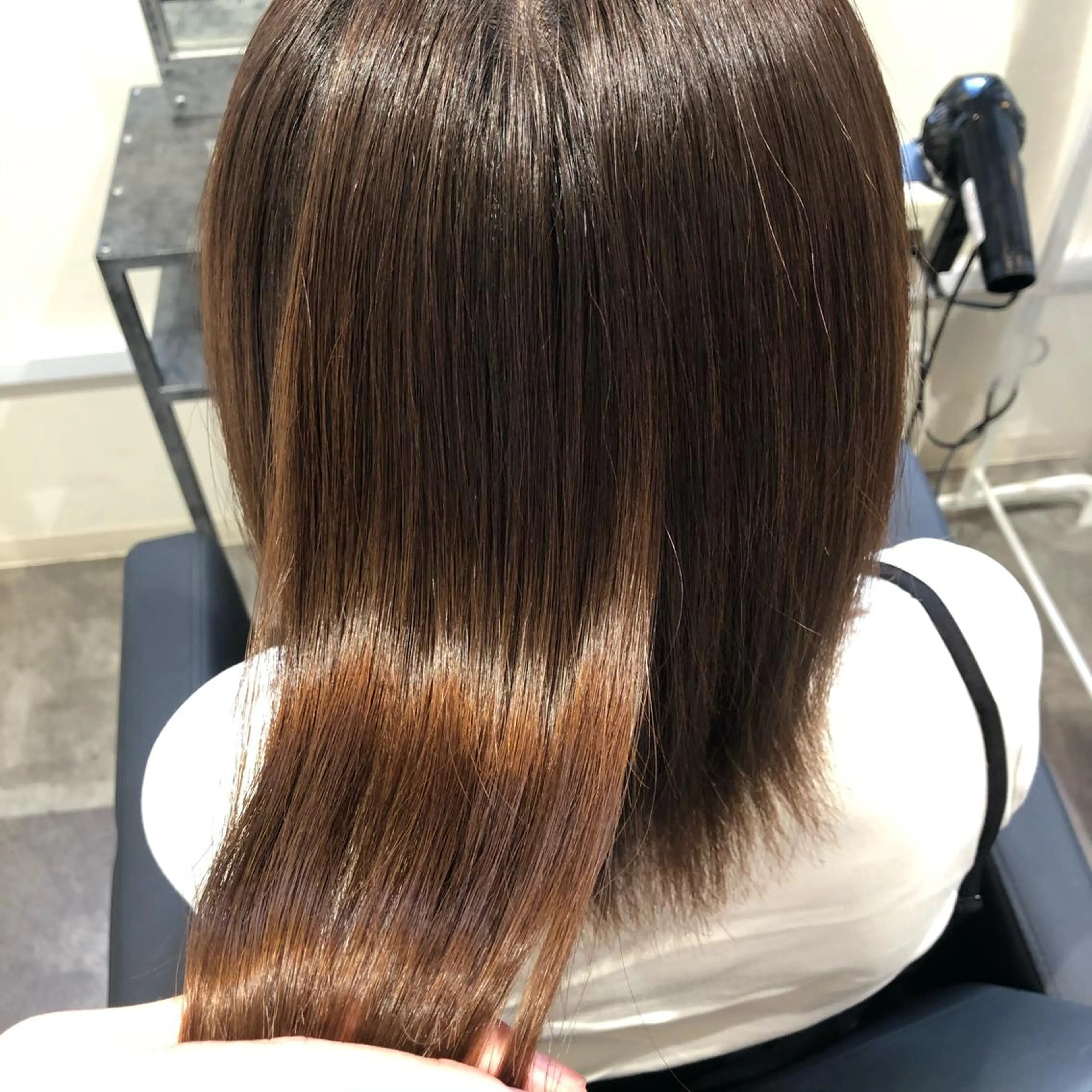 ミディアム 髪質改善 トリートメント しゅうさん🍝 麻田秀太郎のヘアスタイル