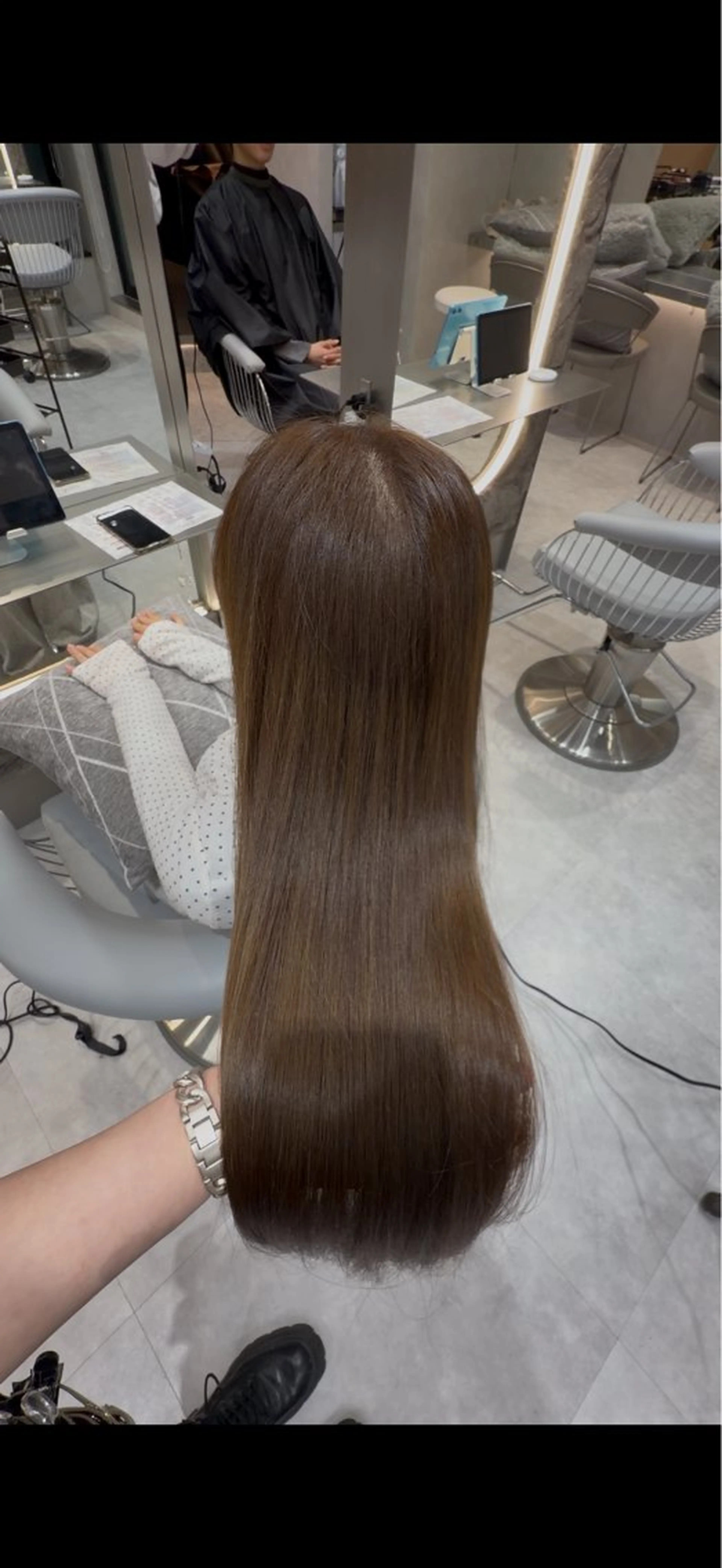 ロング カット ヘアカラー 髪質改善サロン Aster 天神大名店 【アスター】所属・ワンホンヘア× ベージュ🤍ひな🤍のヘアスタイル